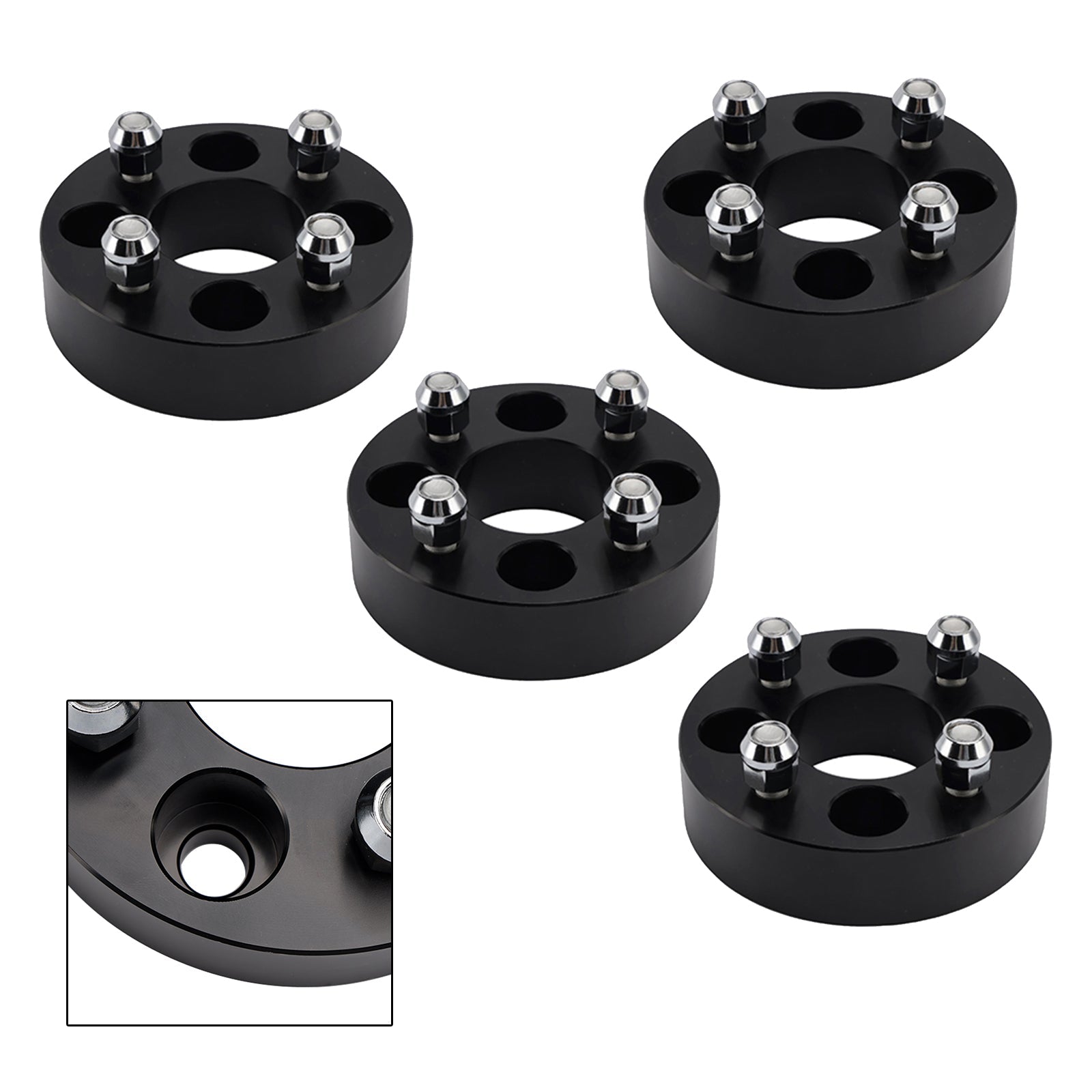 Golf Carts Wheel Spacer Kit With Lug Nuts 1.5 Inch For Ezgo Club Car Golf Carts
