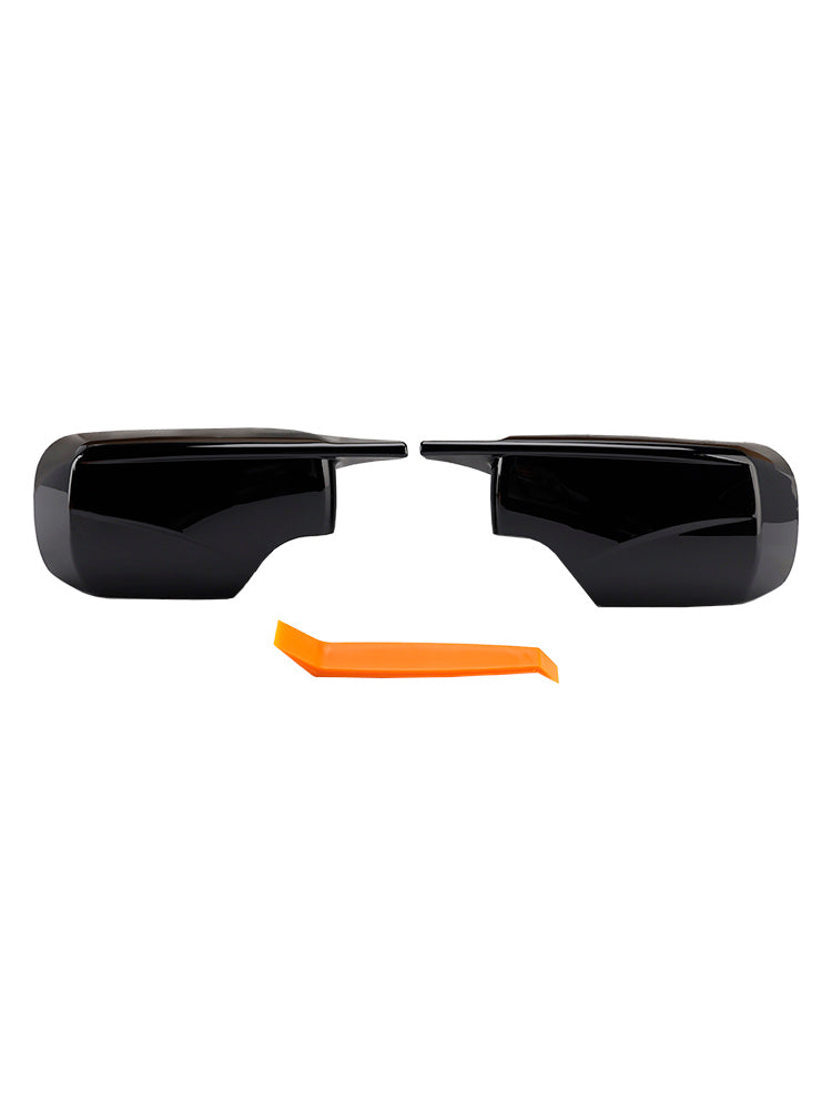2PCS M Style Wing Car Side Mirror Cover Caps for BMW E46 Sedan E39 4DR 1998-2005