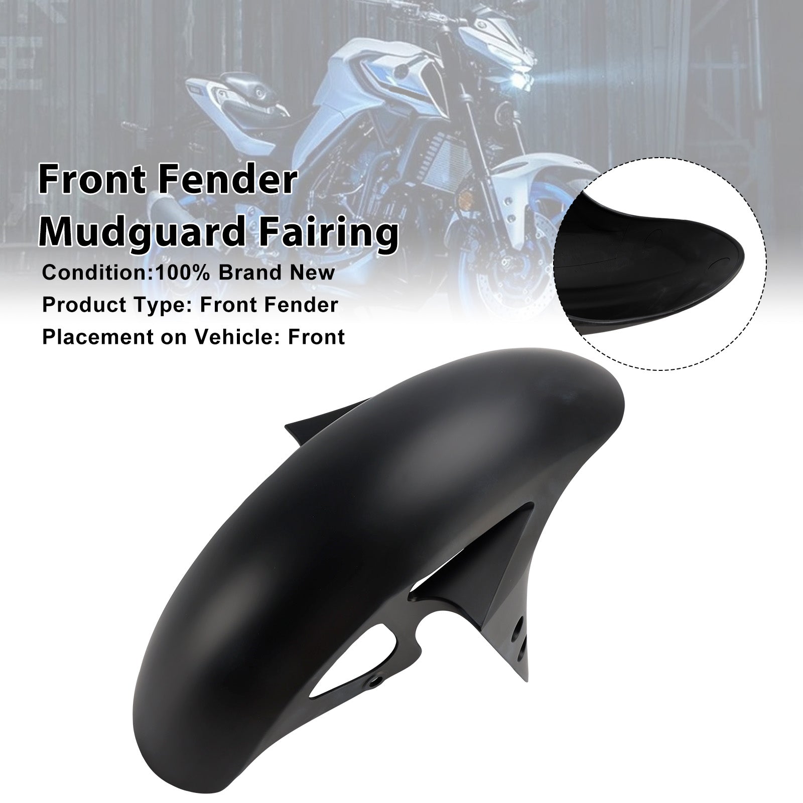 2025-2026 Yamaha YZF-R3 YZF R25 MT-03 Front Fender Mudguard Fairing