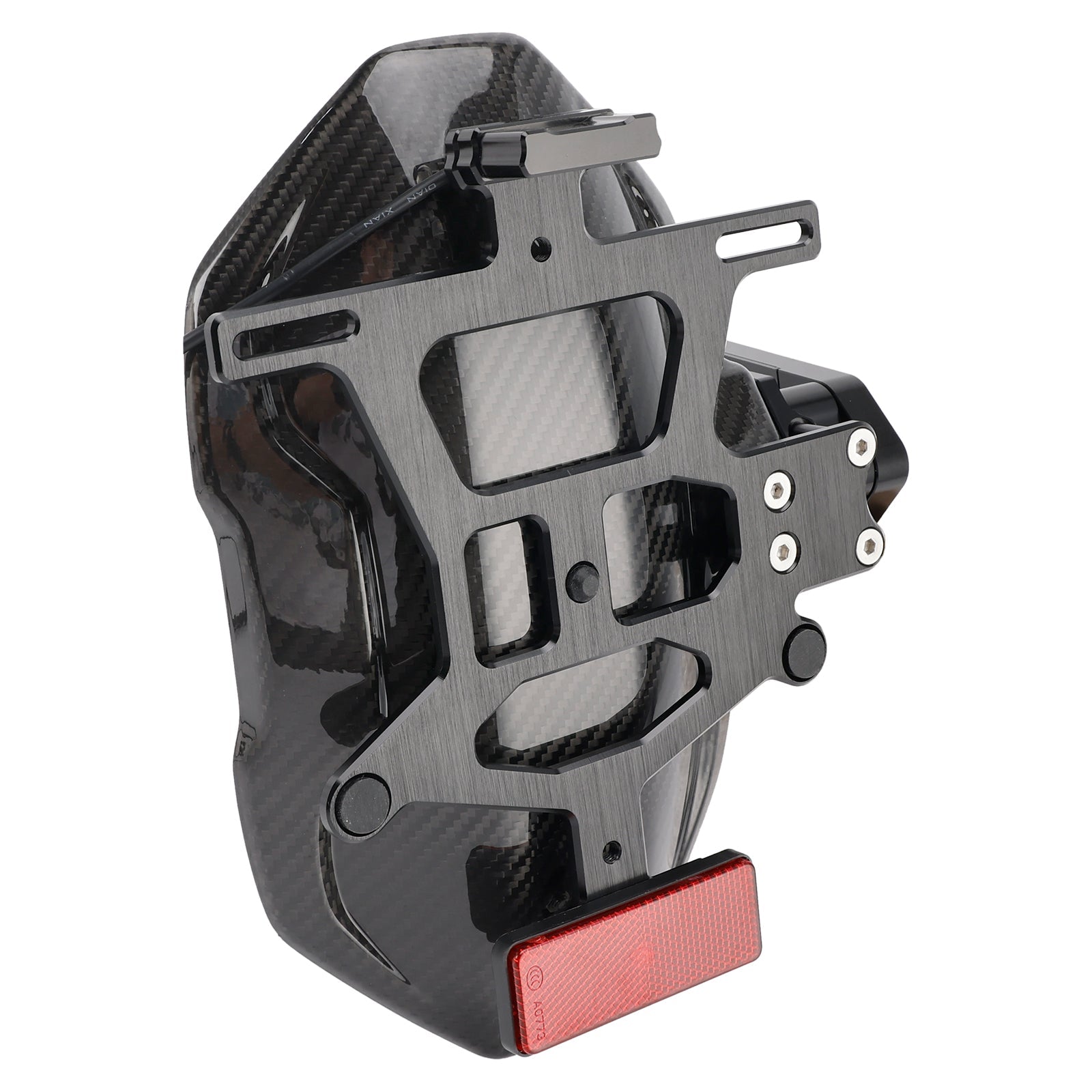 2024-2025 Honda CBR650R Real Carbon Fiber Rear Fender Bracket LED