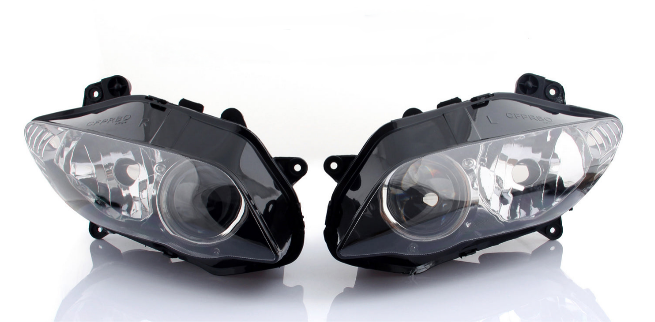 2007-2008 Yamaha R1 Motorcycle Headlight Assembly clear Generic