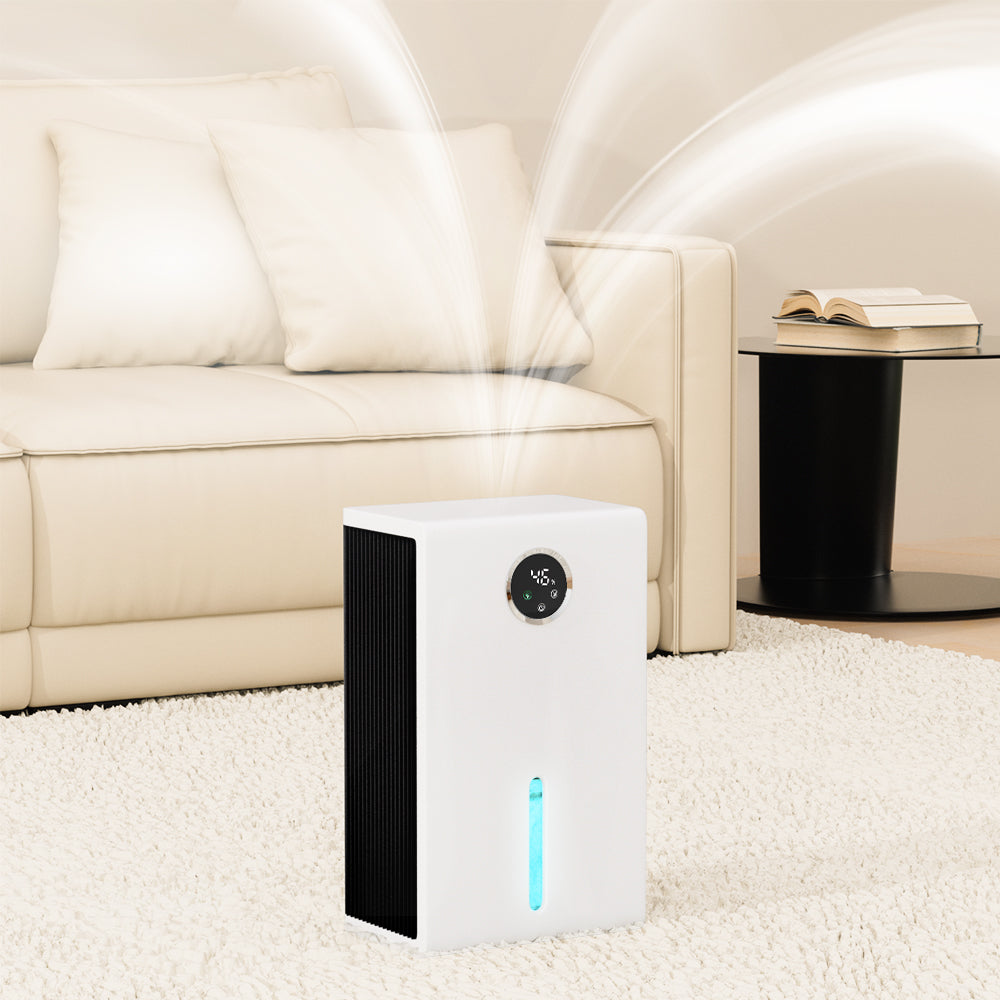 120oz Home Dehumidifier for 1000 sq.ft | Quiet, Energy-Saving w/ Negative Ion Purifier & Color LED Touch Screen