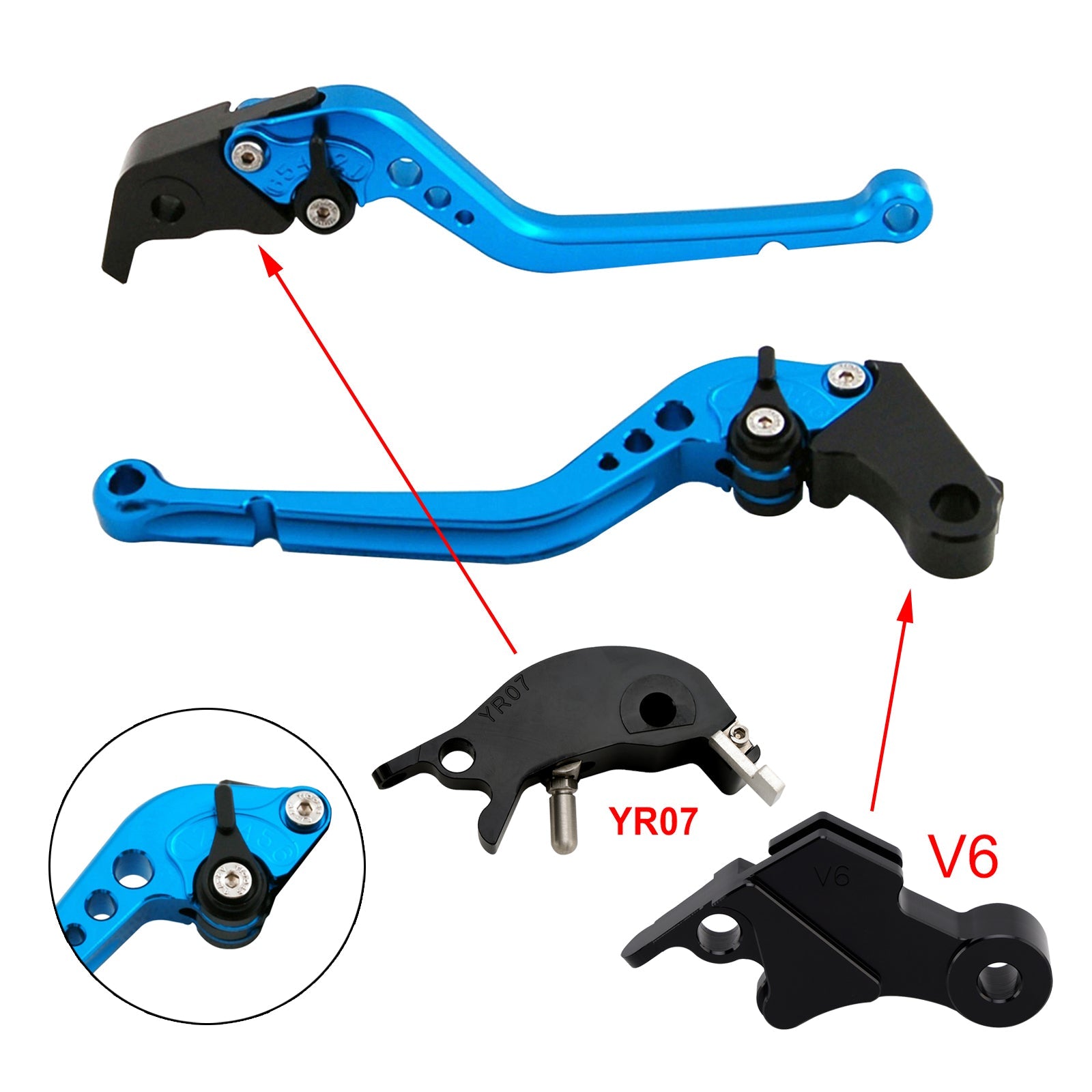 Long Clutch Brake Lever fit for YAMAHA XSR900 XSR900GP MT-09 MT-09SP 2024-2025