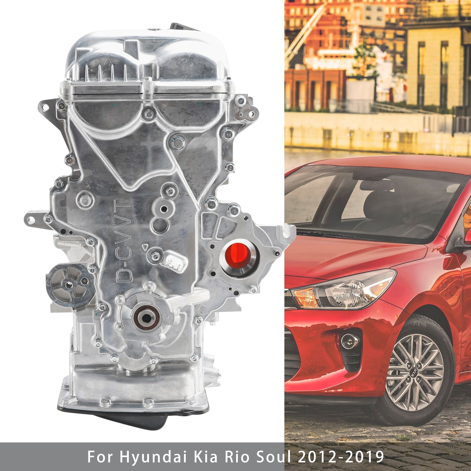 2013-2014 Hyundai Veloster Base Hatchback 3-Door G4FD 1.6L Engine Assy 1591CC GAS Long Block
