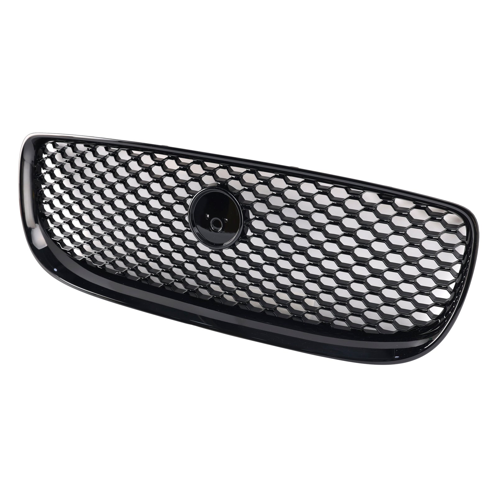 2015-2018 Jaguar XE Pre-Facelift Gloss Black Honeycomb Front Bumper Grille Grill