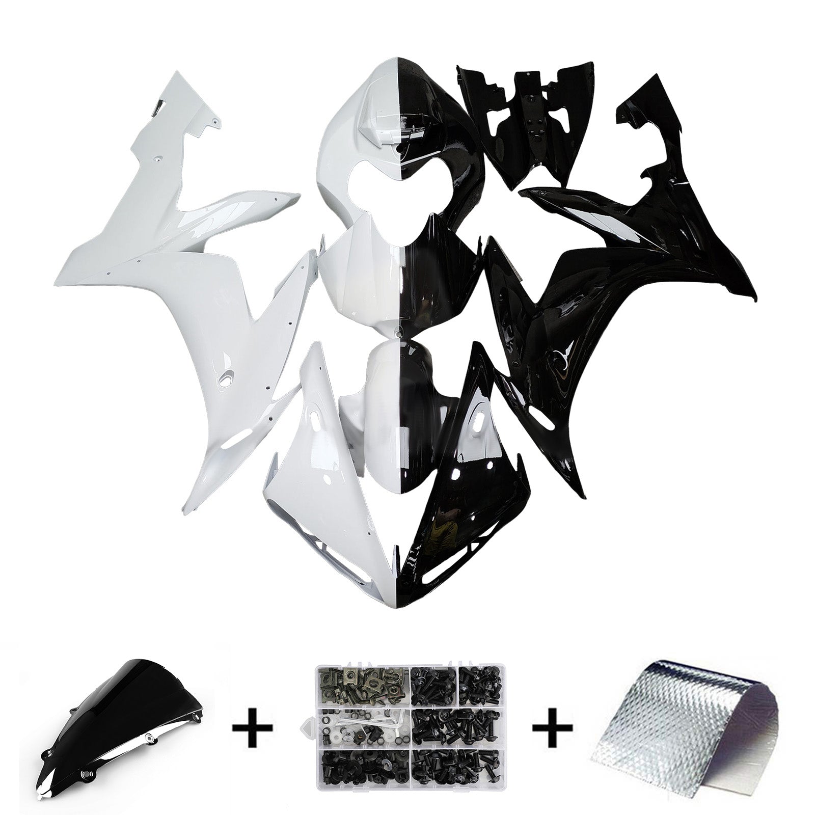 Injection Fairing Kit Bodywork Plastic ABS For Yamaha YZFR1 YZF-R1 2004-2006