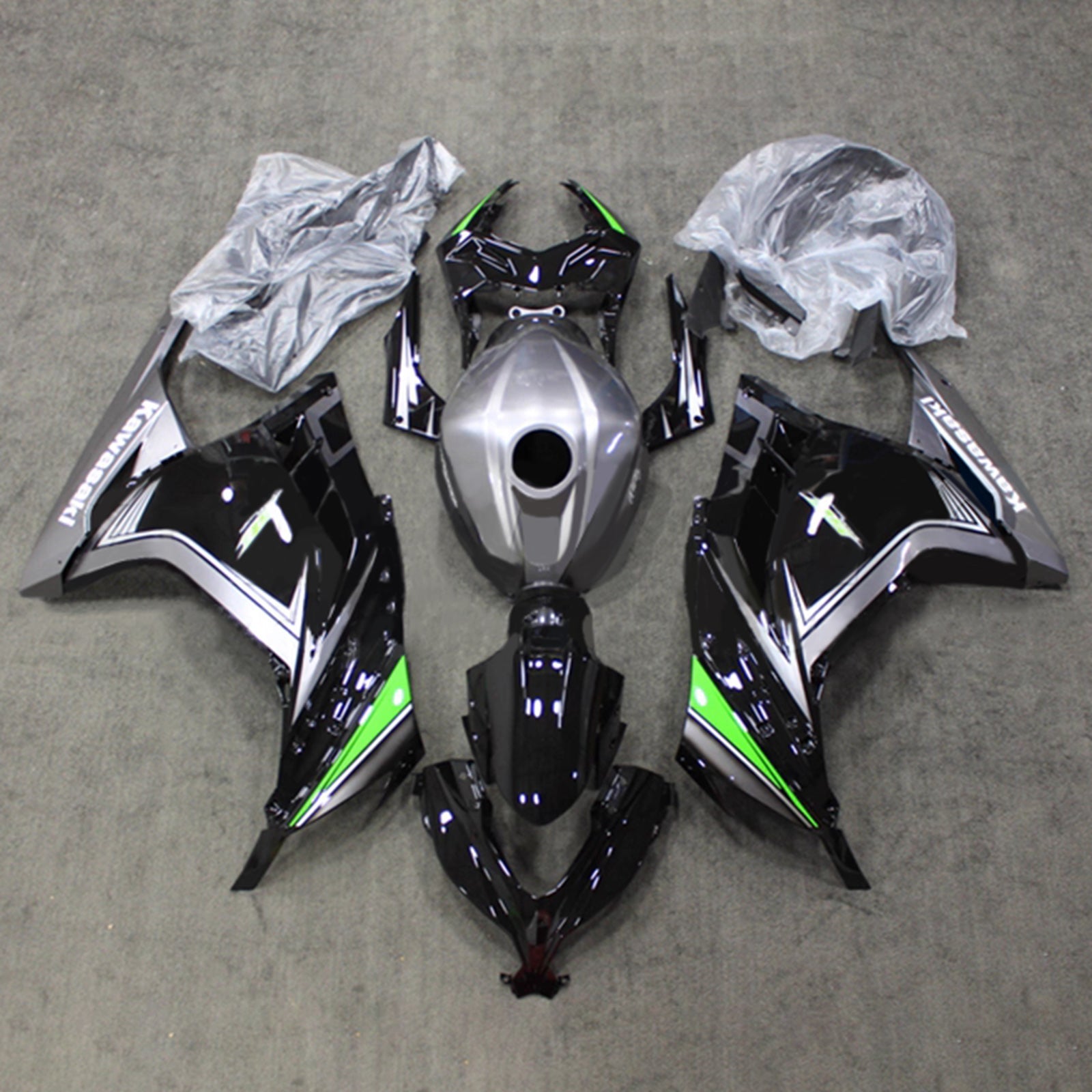 Injection Fairing Kit Bodywork Plastic ABS fit For Kawasaki EX300 Ninja300 2013-2024