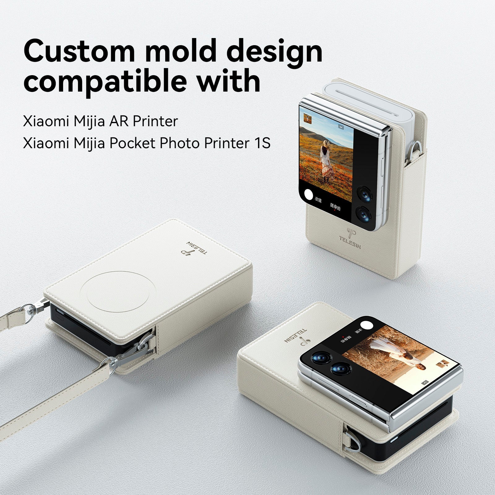 Storage Bag Mobile Phone Camera Magnetic Bag For Xiaomi Pocket Photo Printer 1s