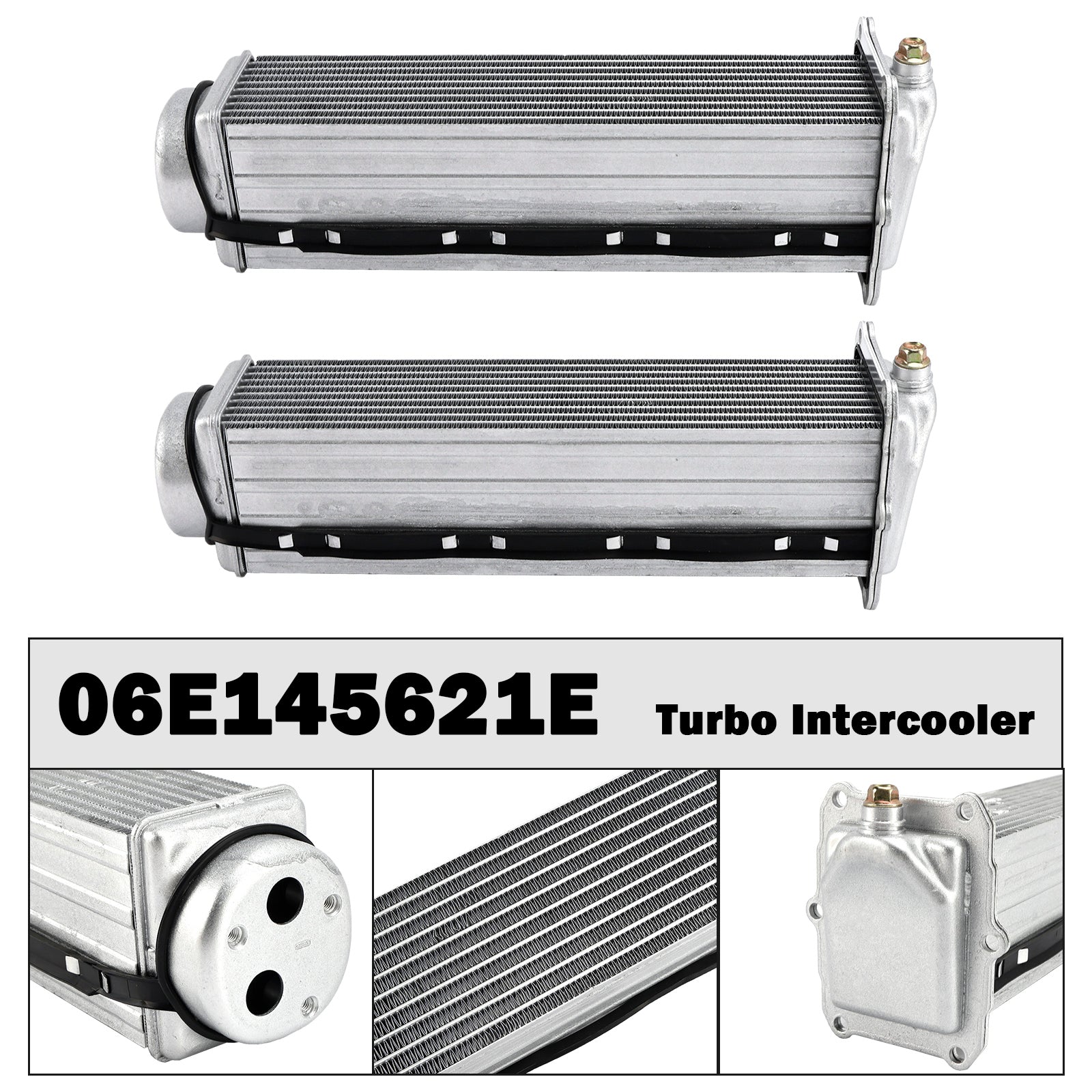 2013-2014 Audi A8 Quattro 3.0L 4.0L 6.3L 2PCS Turbo Intercooler 06E145621F