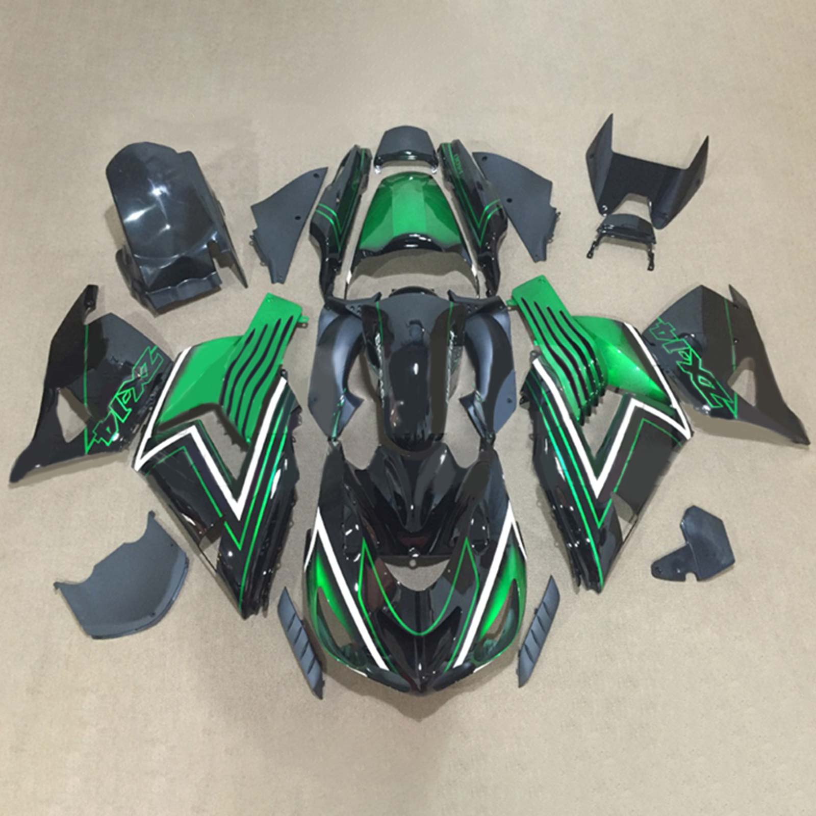 2006-2011 Kawasaki ZX14R Fairing Kit Bodywork Plastic ABS