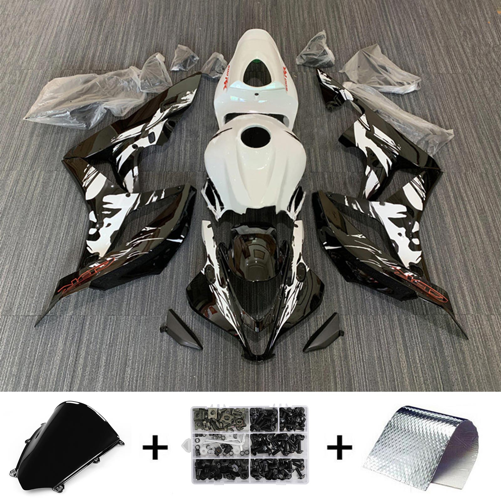 2007-2008 Honda CBR600RR F5 Fairing Kit Bodywork Plastic ABS