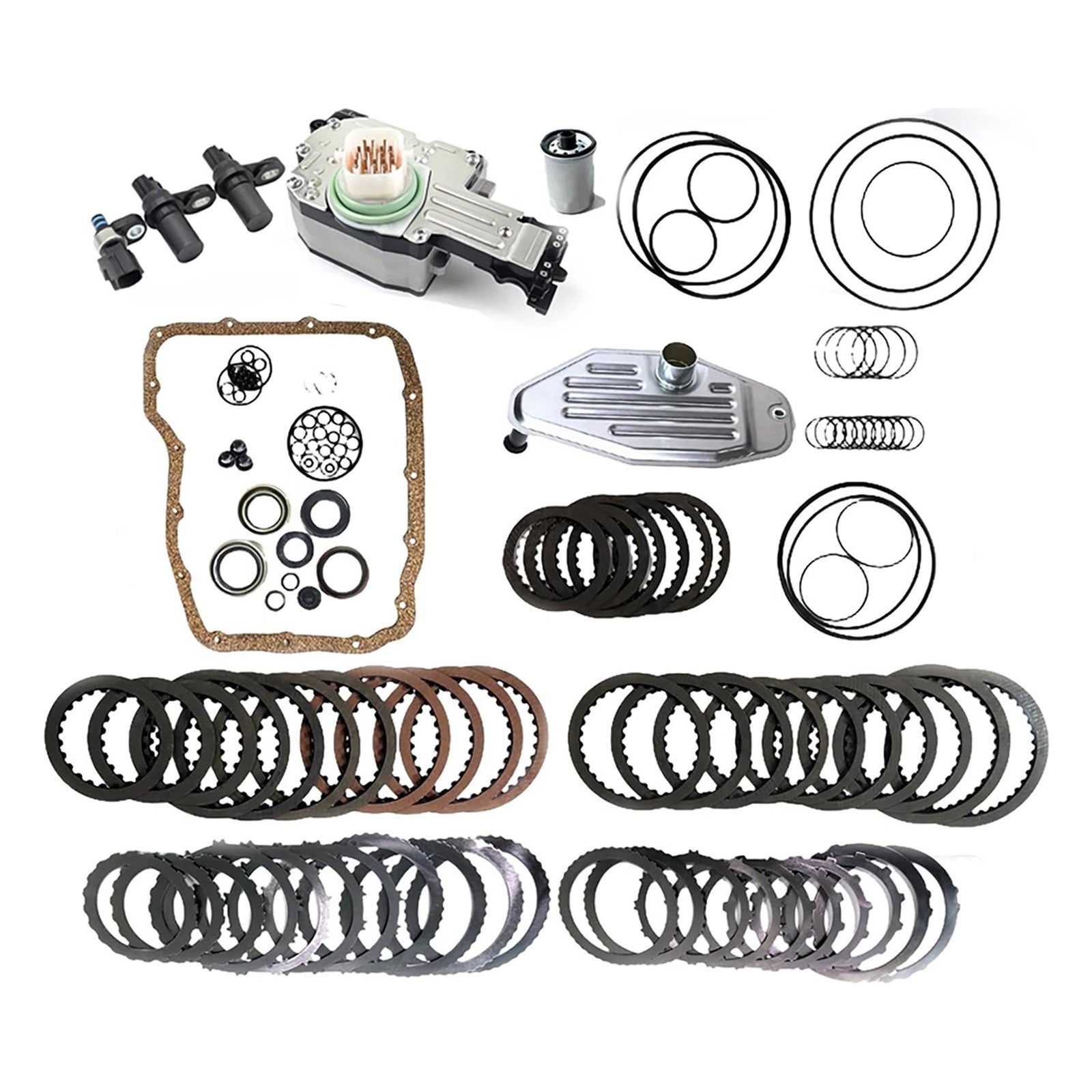 2009 Dodge Ram 3500 5.7 L Transmission Master Rebuild Kit & 4WD Filter Friction Steel 45RFE 545RFE 65RFE