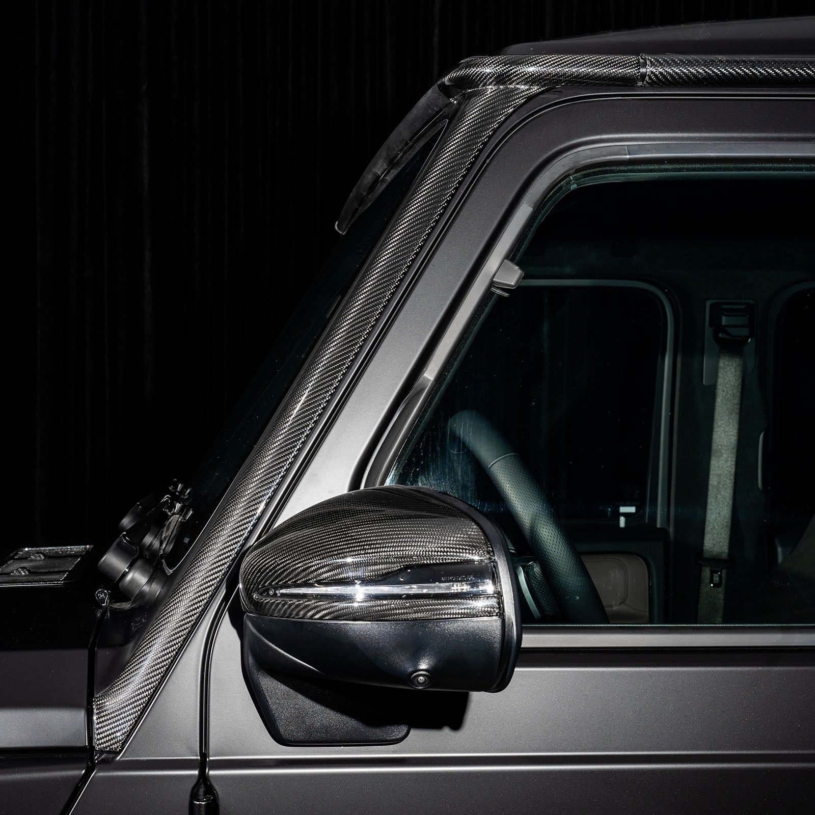 2025+ Fit Benz G Class G63 G550 Carbon Fiber Front Side Air Vent Outlet Trim