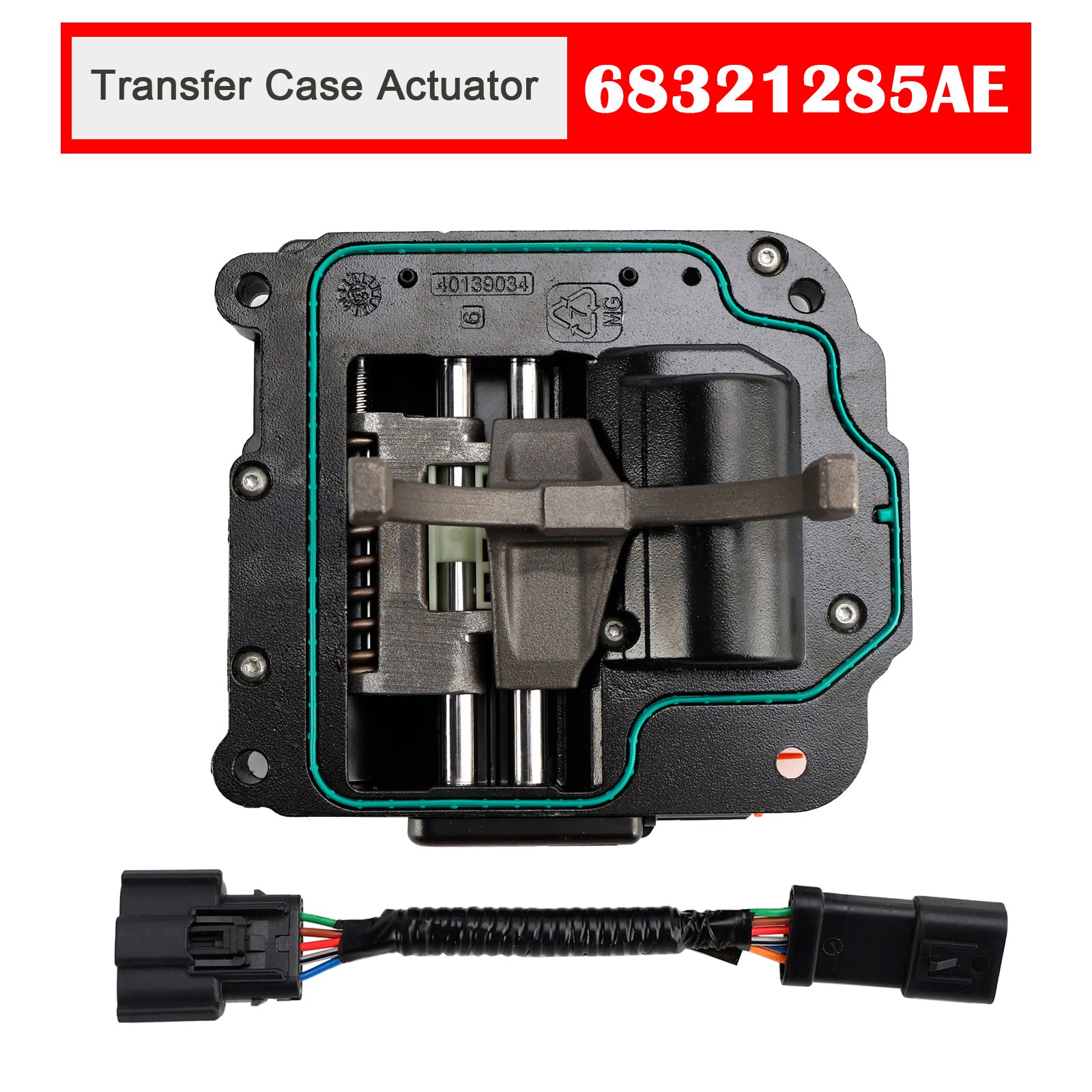 2016 Jeep Cherokee 3.2L V6 A/T 4X4 SPORT Transfer Case Actuator 68321285AE 68224165AA