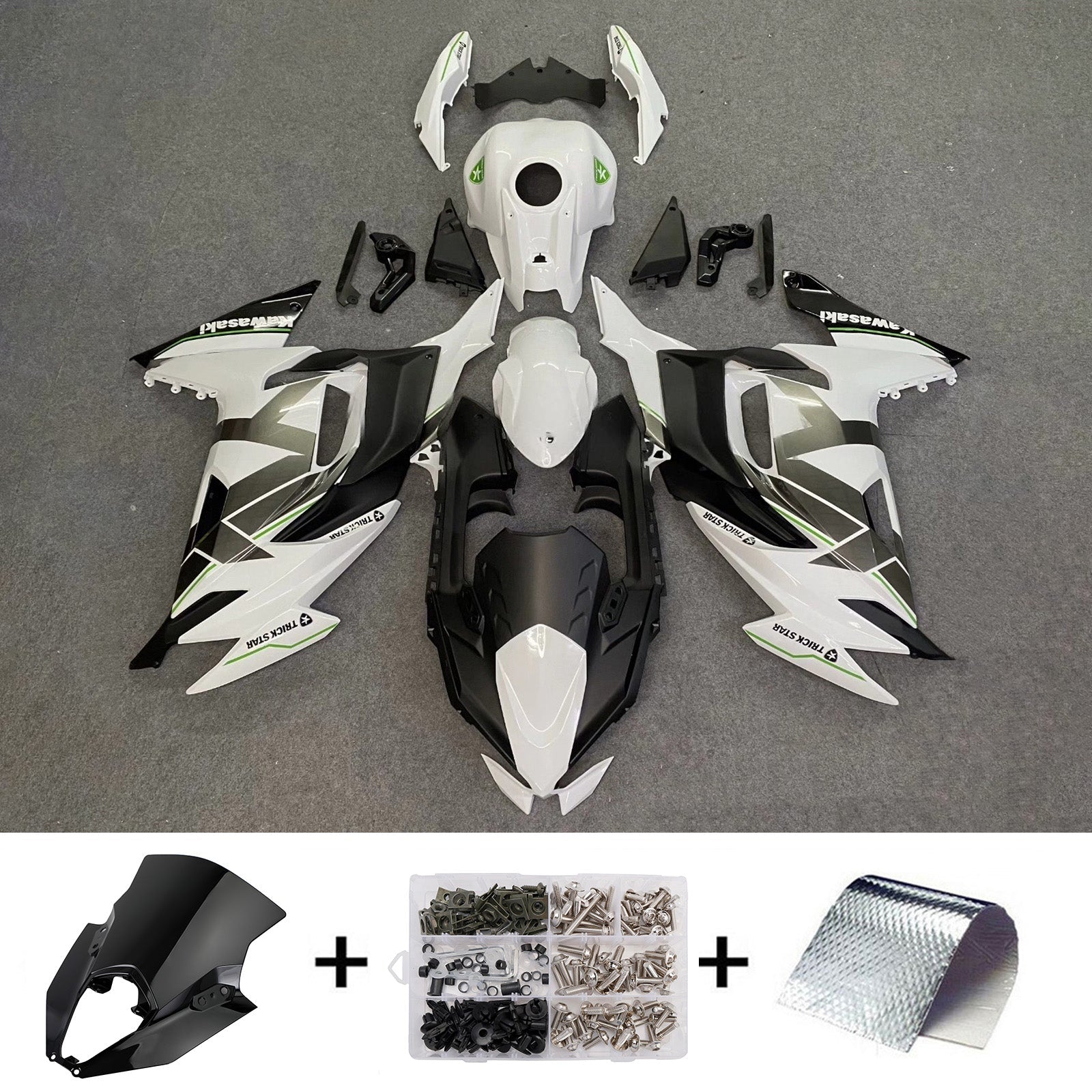 Injection Fairing Kit Bodywork ABS fit For Kawasaki ER-6F Ninja650 2020-2025