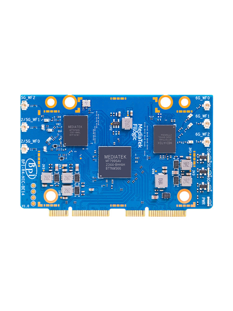 BPI-R4-NIC-BE14 Open Source Router BPI-R4-WiFi7 Module Banana Pi R4 WiFi7 Module