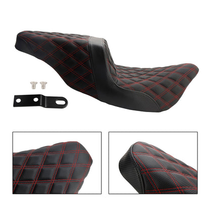 08-23 Fl Touring Models Complete Cushion Rider Passenger Seat Red