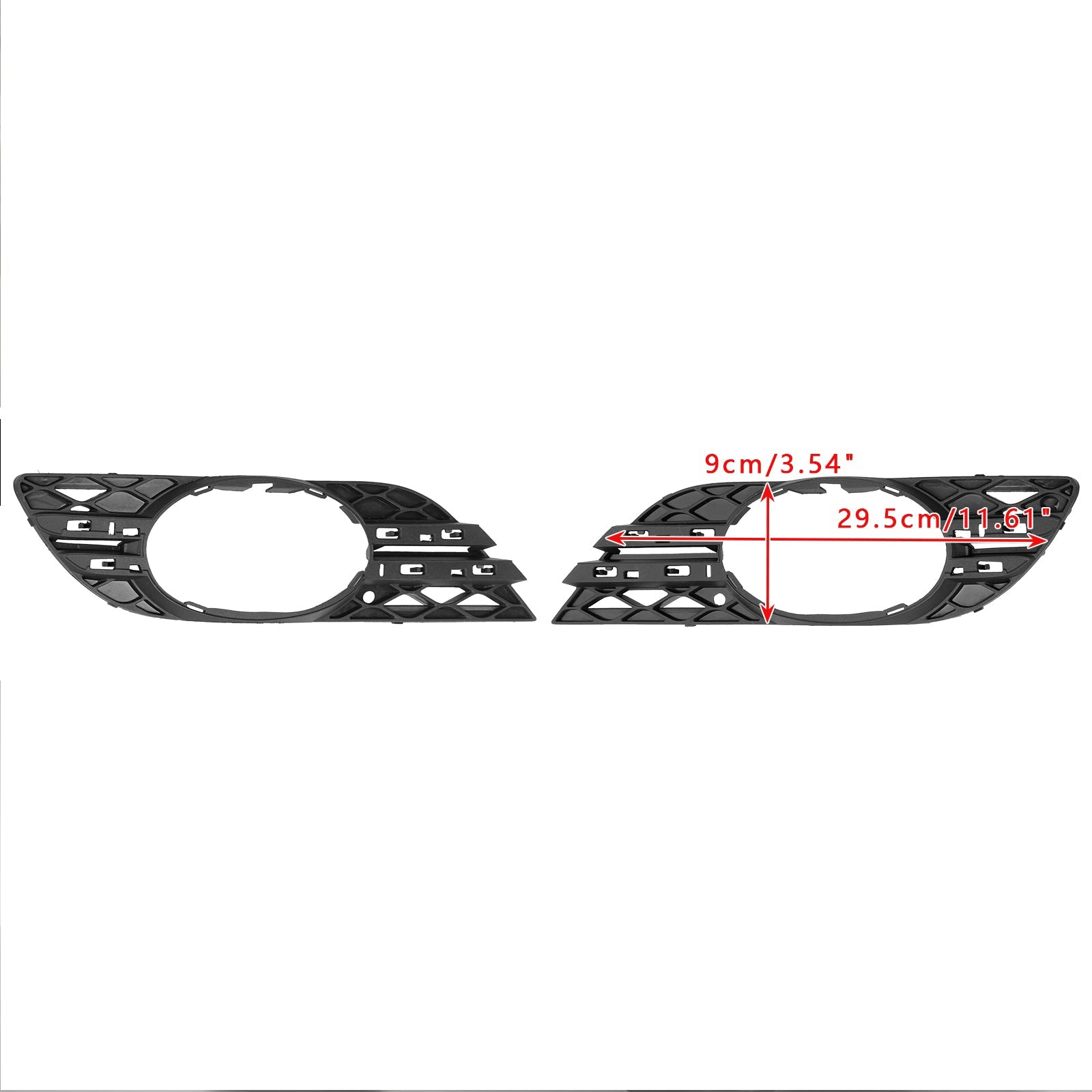 2007-2009 Mercedes Benz E-Class W211 E320 Bluetec 2PCS Fog Light Trim Set 2118850822 MB1038115