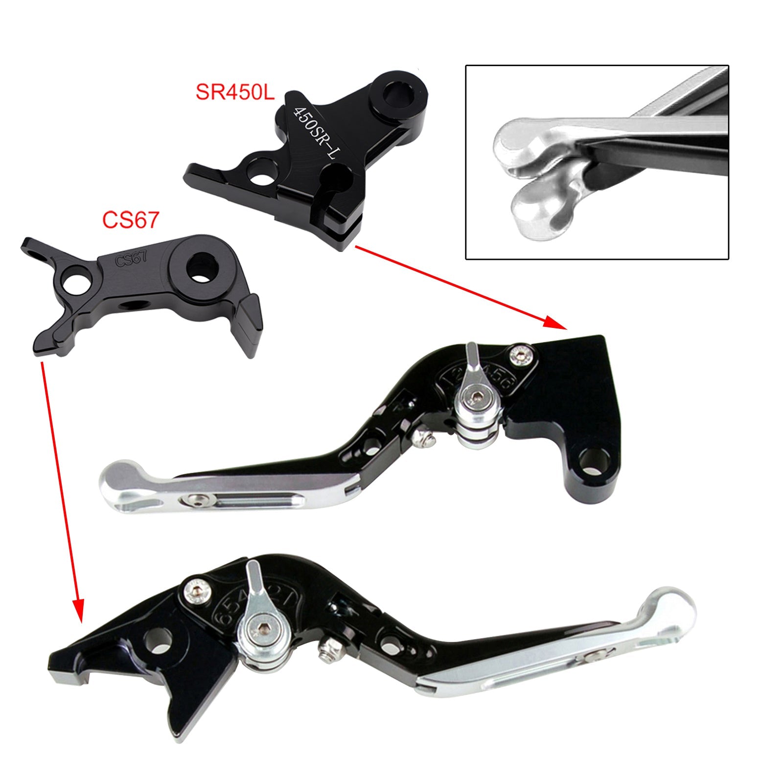 Adjustable Clutch Brake Lever fit for VOGE DS900X 900DSX 2024-2026