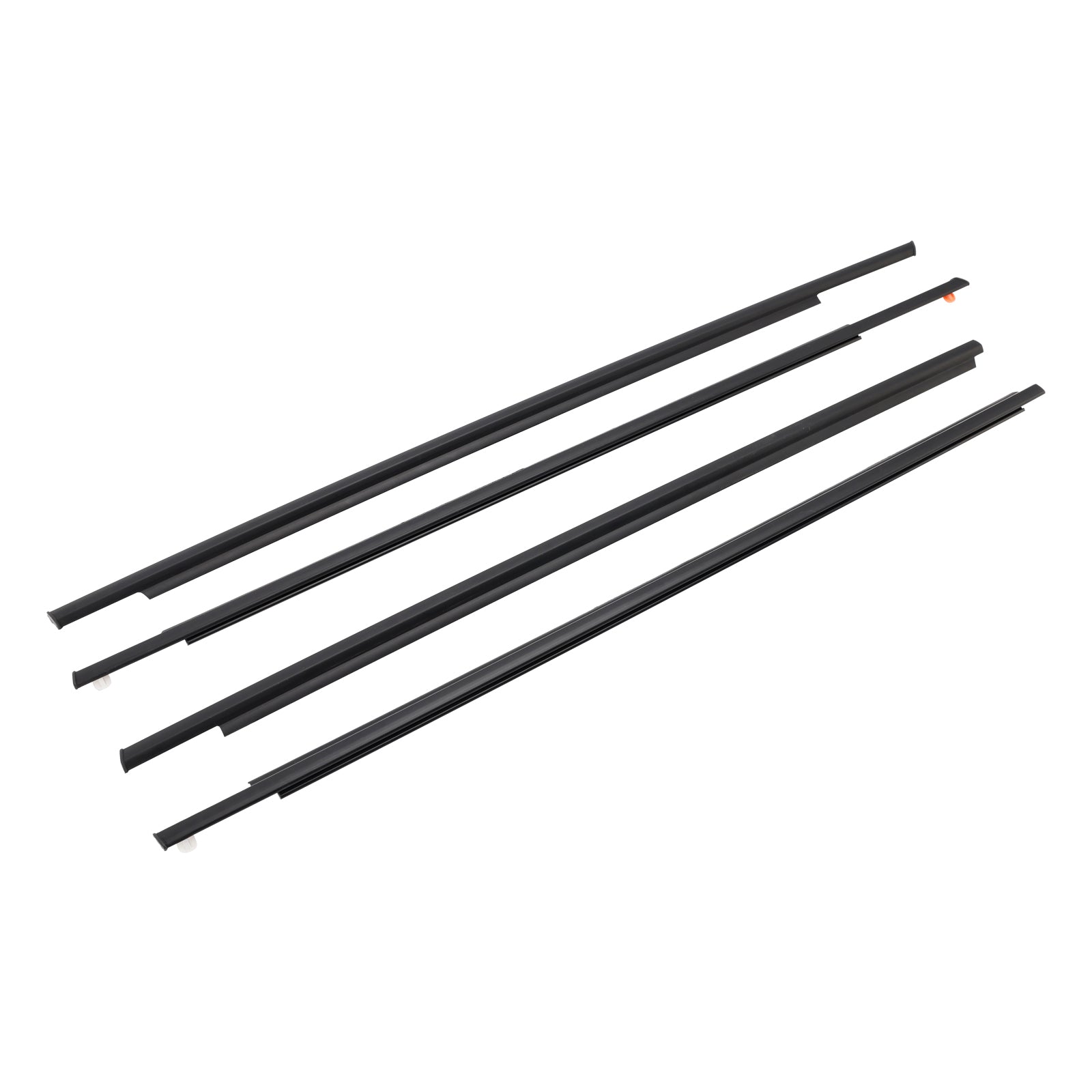 2004-2009 Toyota Prius 4PCS Door Glass Belt Outer Molding Weatherstrip