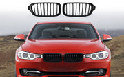 2012-2019 BMW 3-Series F30 Sedan Gloss Black Front Kidney Grill Grille