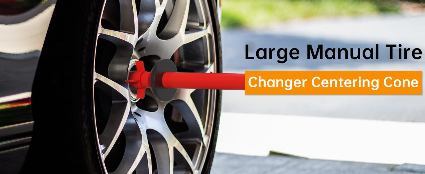 Large Manual Tire Changer Centering Cone for 1.67" Diameter Center Post Car