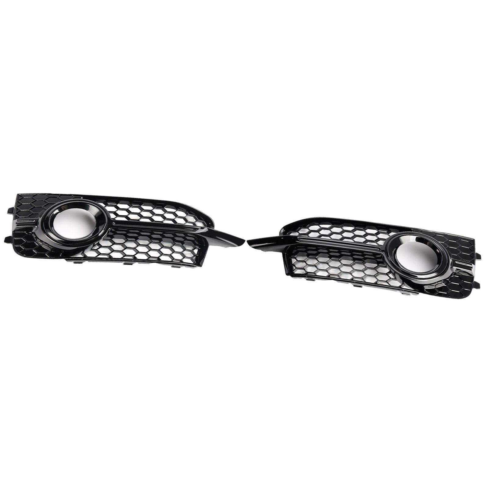 2011-2014 Audi A1 8X S-Line 2PCS Front Bumper Fog Light Cover Grille Grill 8X0807682B 8X0807681B