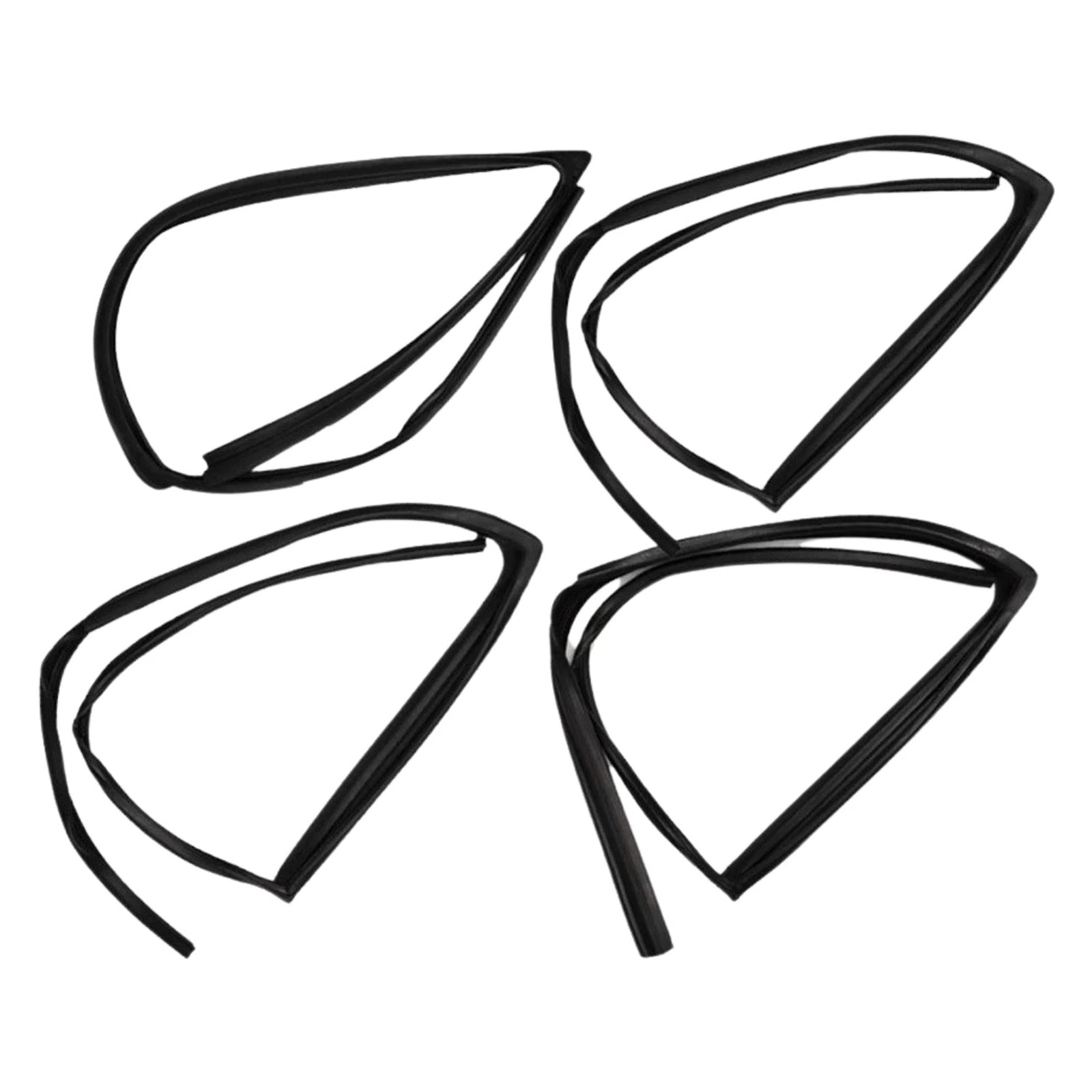 1990-1994 For Nissan Sunny Sentra Tsuru B13 4PCS Glass Run Channel Seal 80331-50Y17