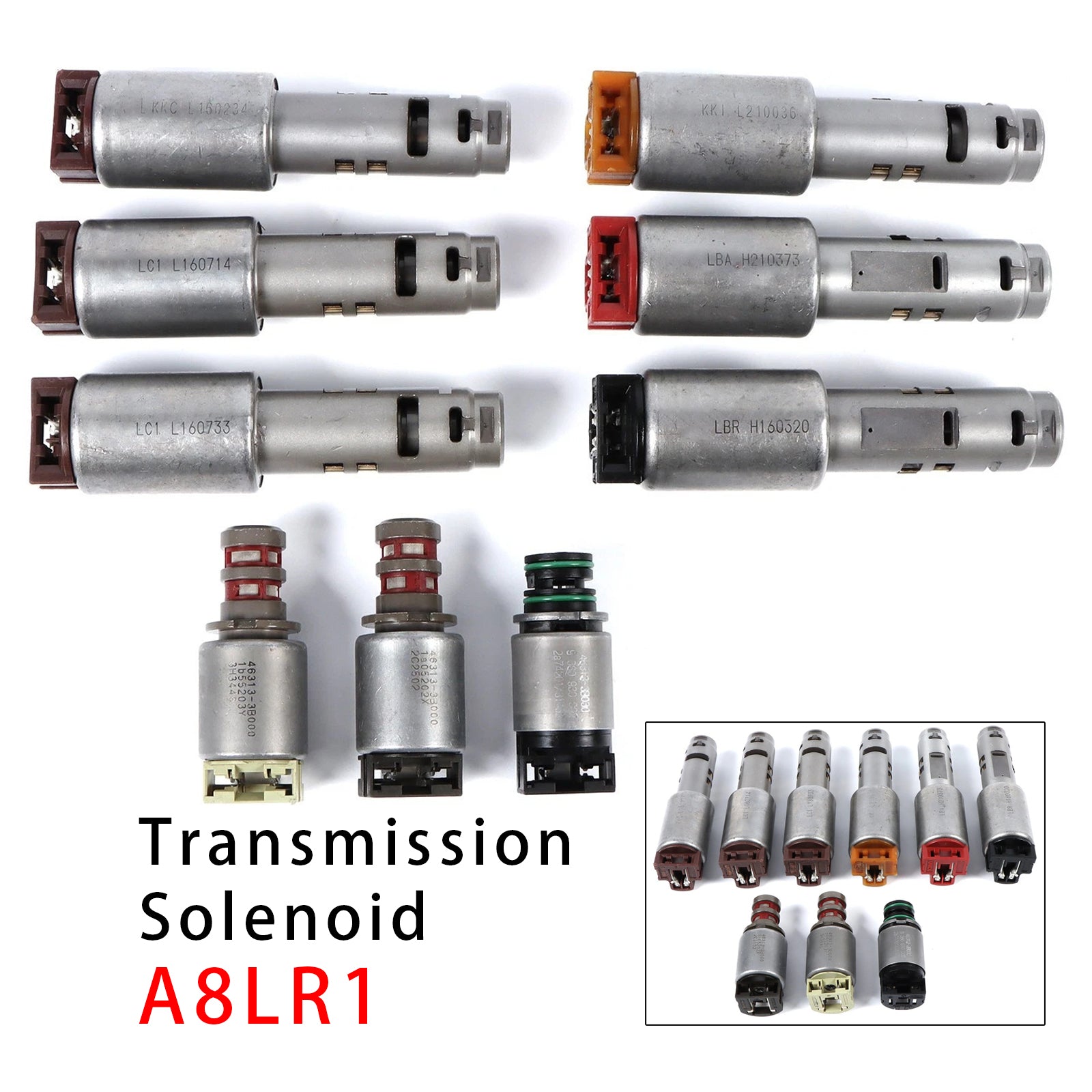 2011-2016 For Hyundai Genesis 9PCS A8LR1 Transmission Solenoid Valve Kit