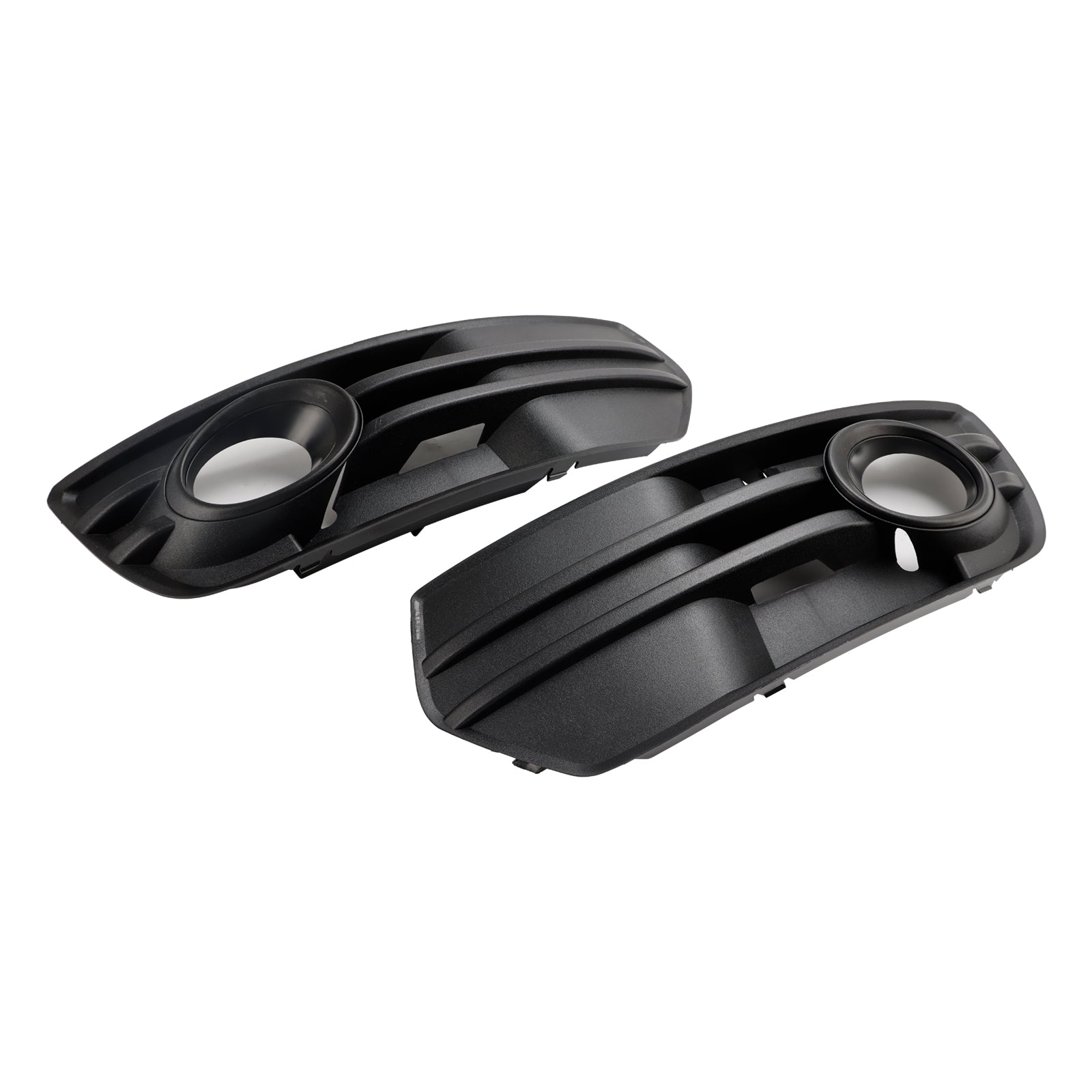 2009-2012 Audi Q5 2PCS Front Bumper Grill Fog Light Lamp Covers Trim Generic