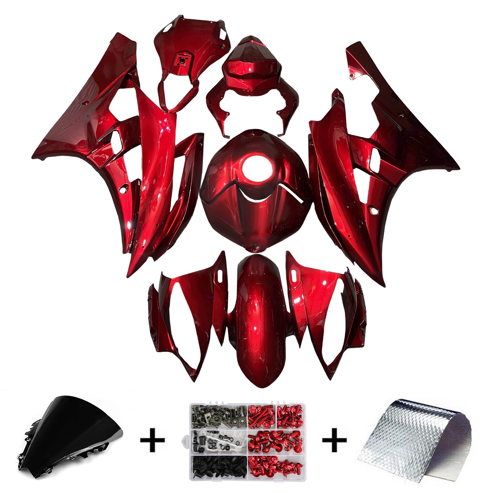 Injection Fairing Kit Bodywork Plastic ABS For Yamaha YZFR6 YZF-R6 2006-2007
