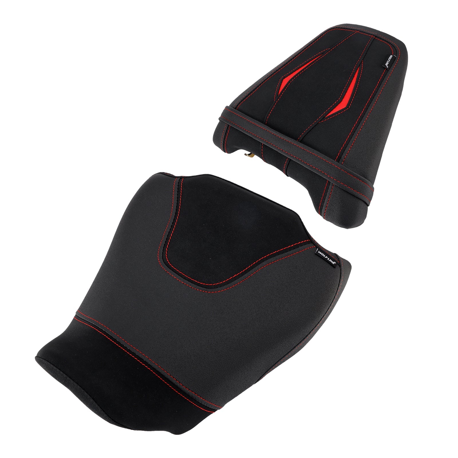 2024-2025 For Honda Cb650R Cbr650R Lower Front W/ Rear Seat Driver Pillion Black2