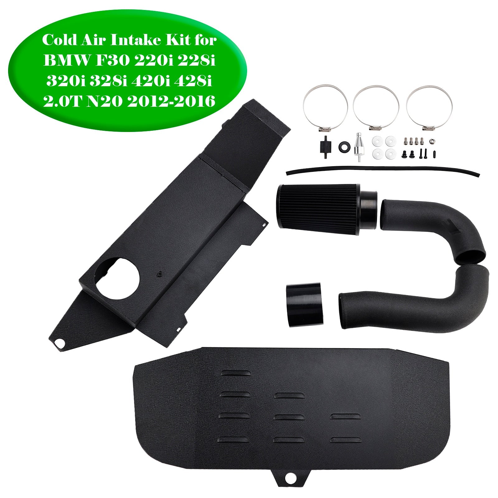 2013-2016 BMW 320i/ix I4-2.0L(t) F30/31/34 Cold Air Intake Kit