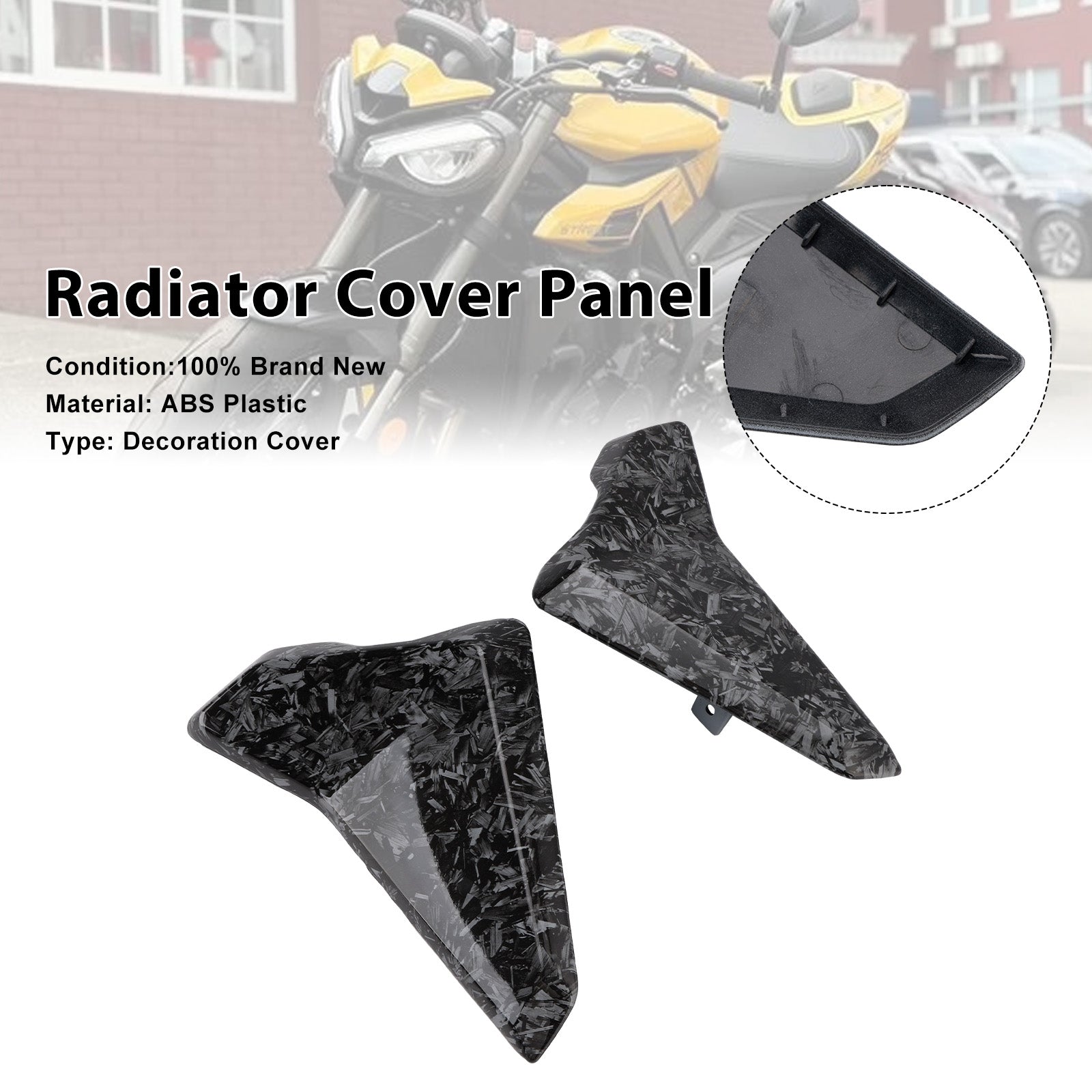 2023-2025 Street Triple 765 R/RS Radiator Side Cover Fairing Panels