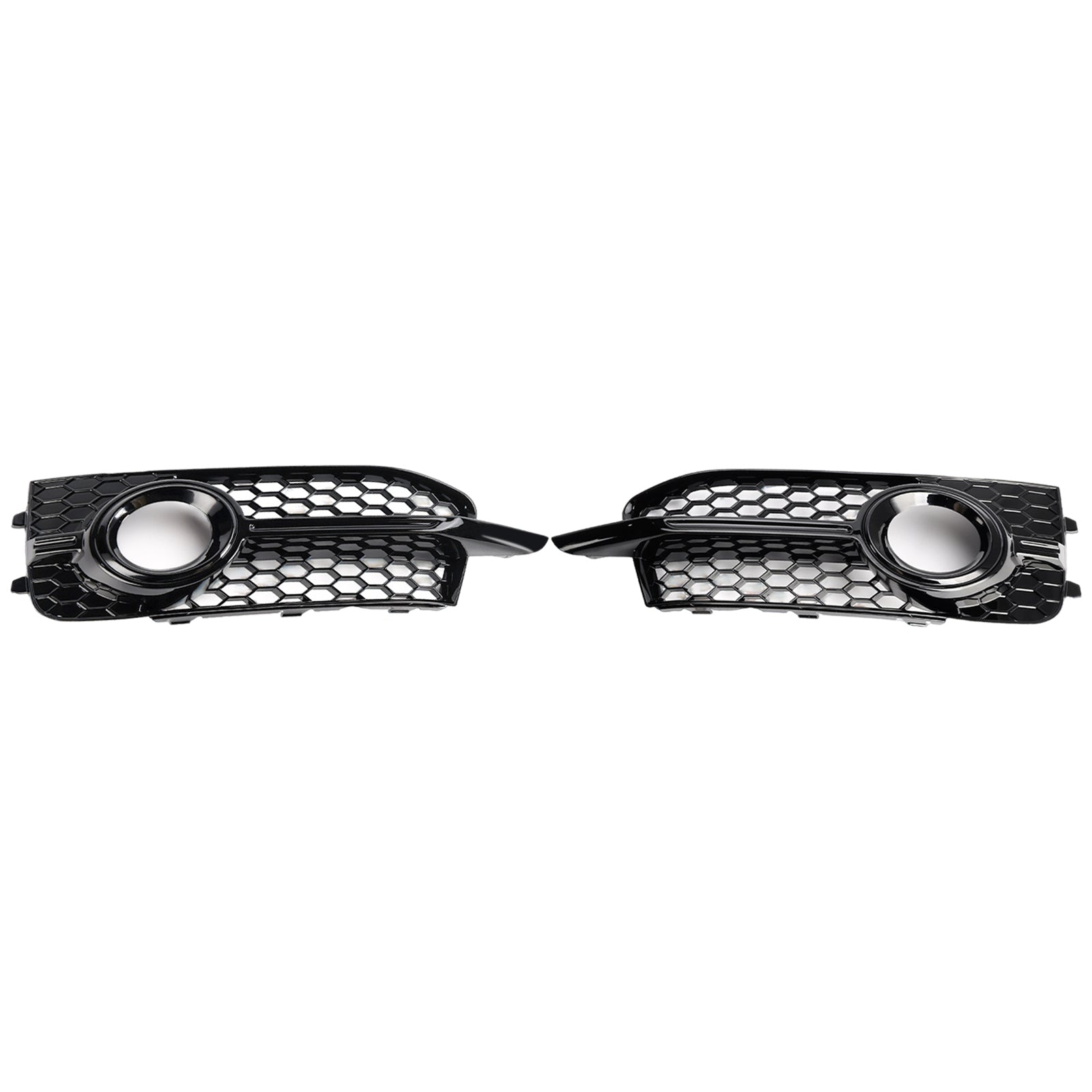 2011-2014 Audi A1 8X S-Line 2PCS Front Bumper Fog Light Cover Grille Grill 8X0807682B 8X0807681B