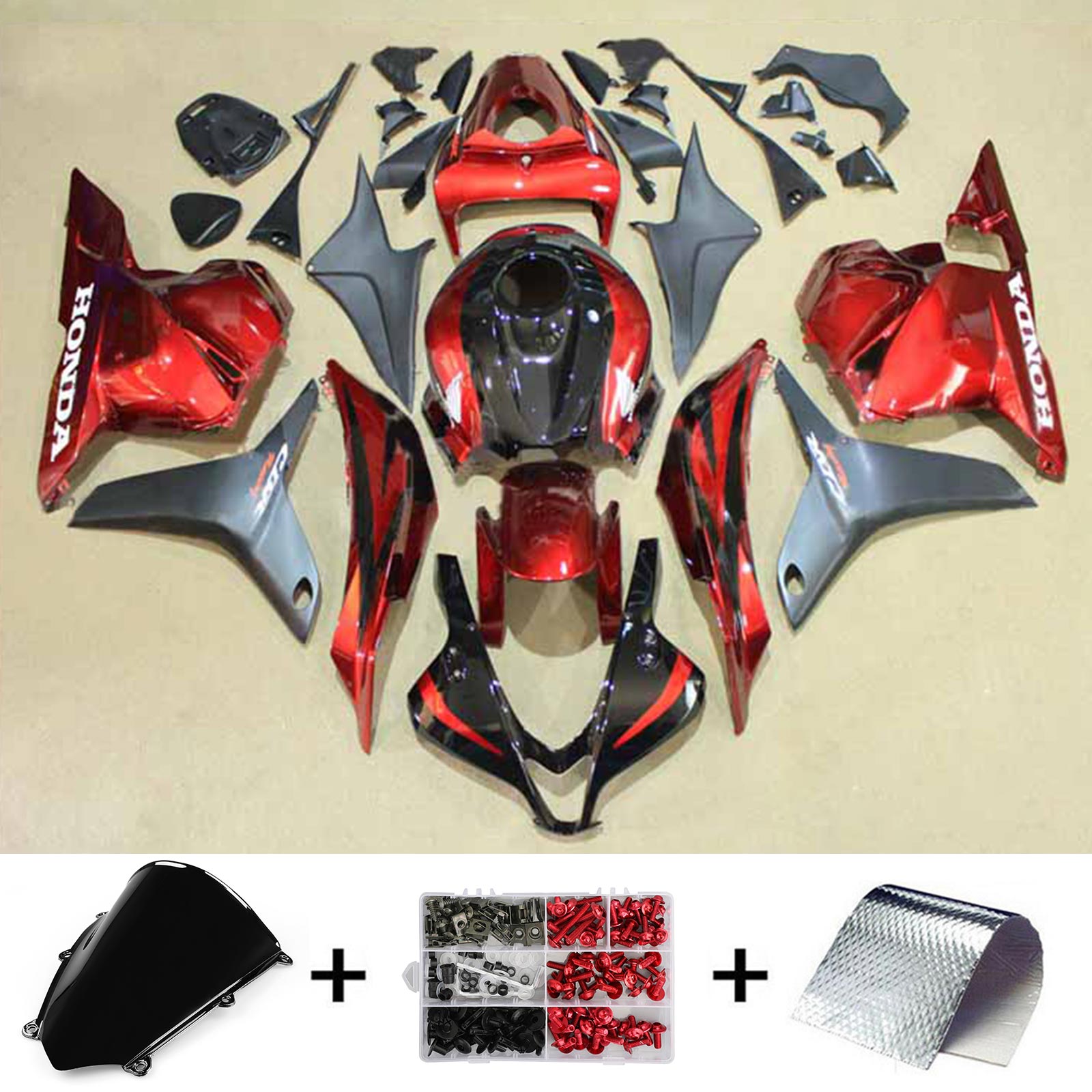 2009-2012 Honda CBR600RR F5 Fairing Kit Bodywork Plastic ABS
