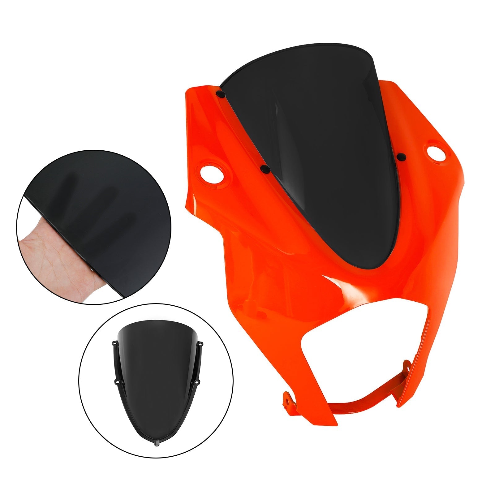 2022-2023 RC390 Windshield WindScreen Headlight Fairing Cover Generic