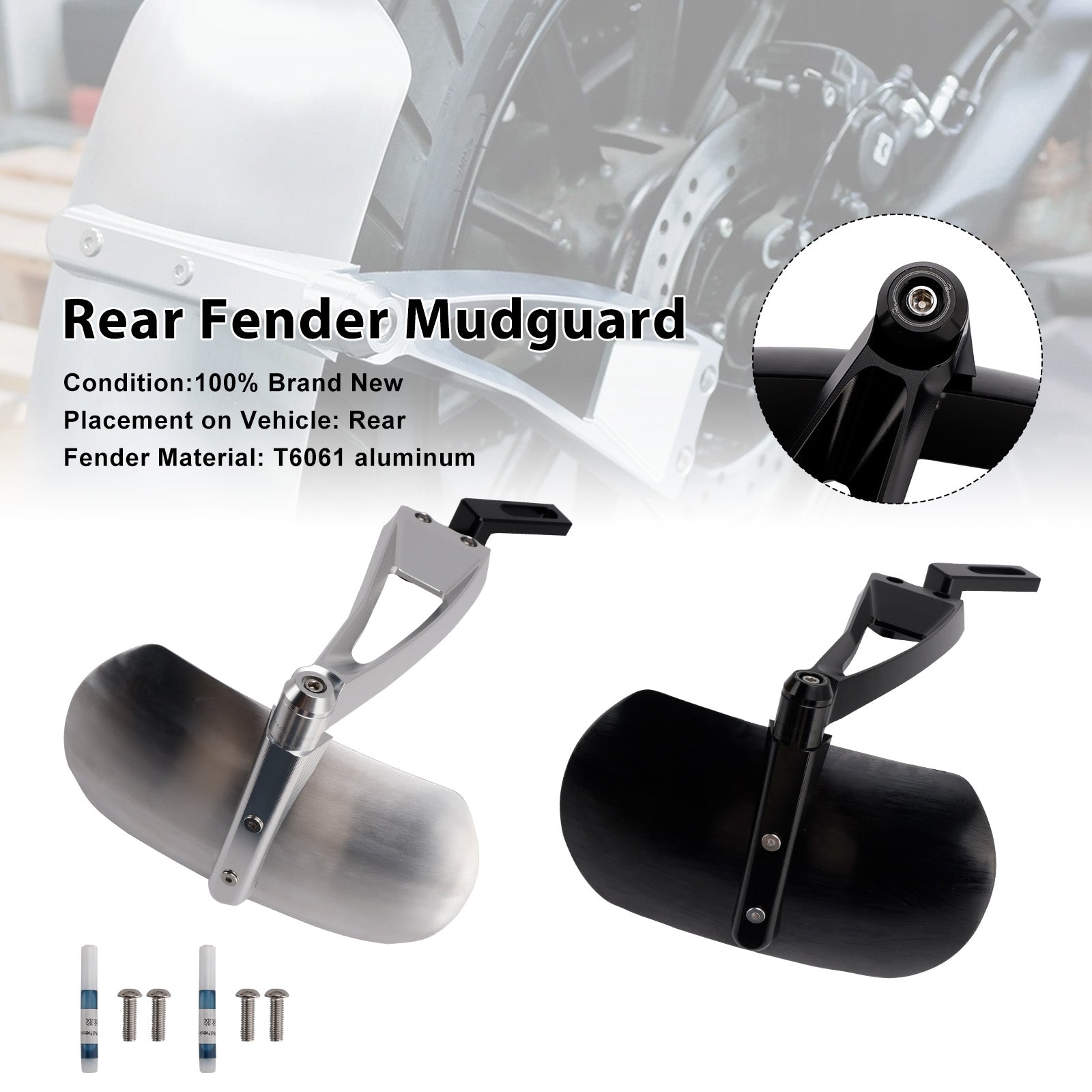 Rear Wheel Fender Mudguard For Scrambler 1200 XC XE X Street Twin 900