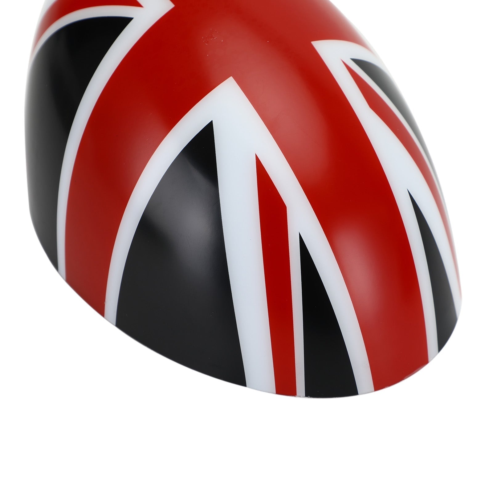 MINI Cooper R55 R56 R57 2 x Union Jack UK Flag Mirror Covers Black/Red