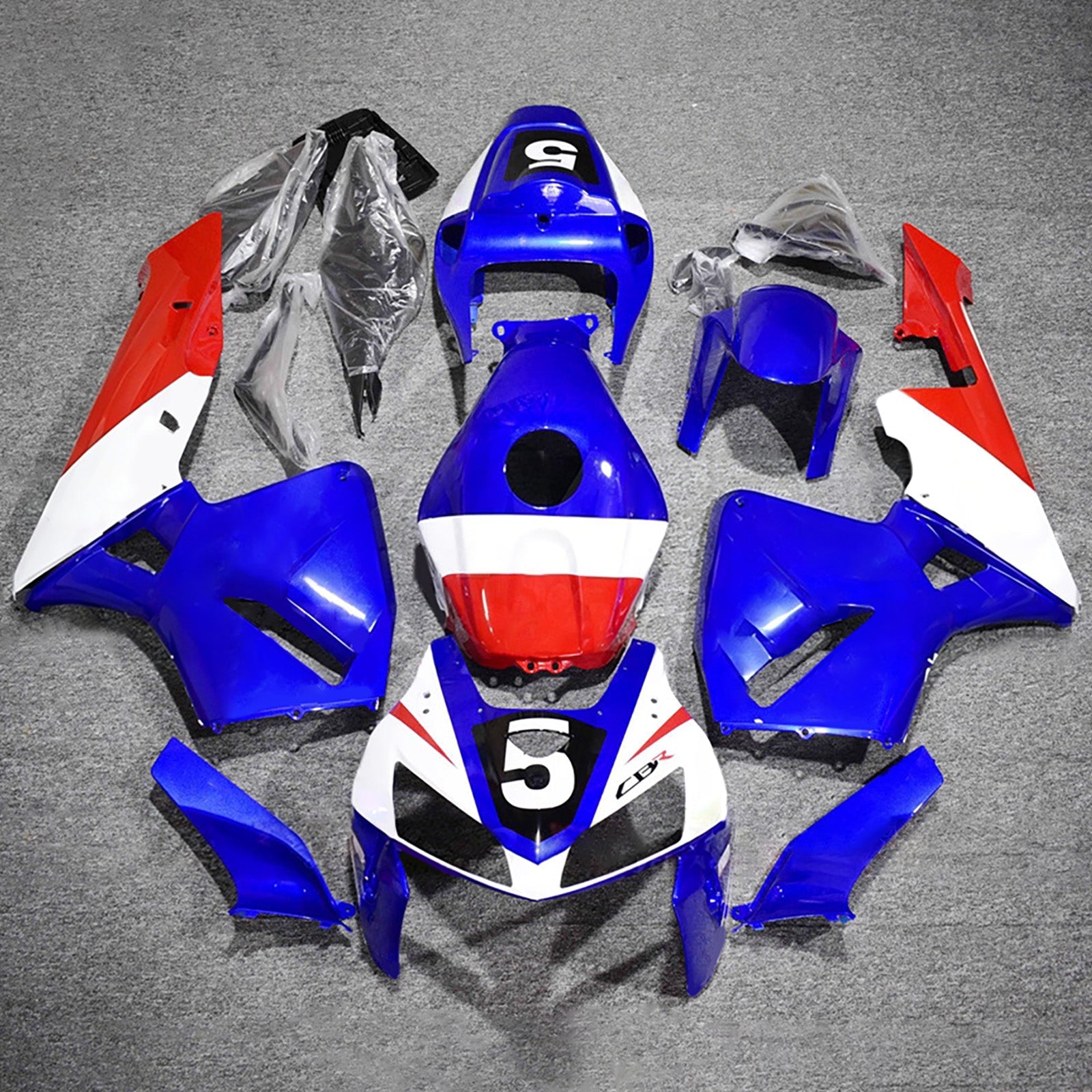Injection Fairing Kit Bodywork Plastic ABS For Honda CBR600RR 2005-2006 F5