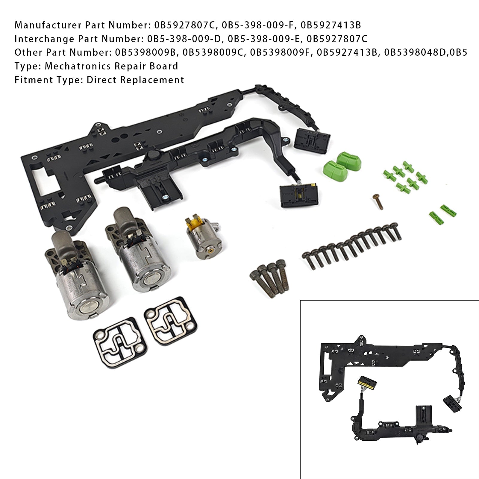 Audi A7 (4GA) Hatchback 0B5 Mechatronics Repair Board Transmission Harness Kit