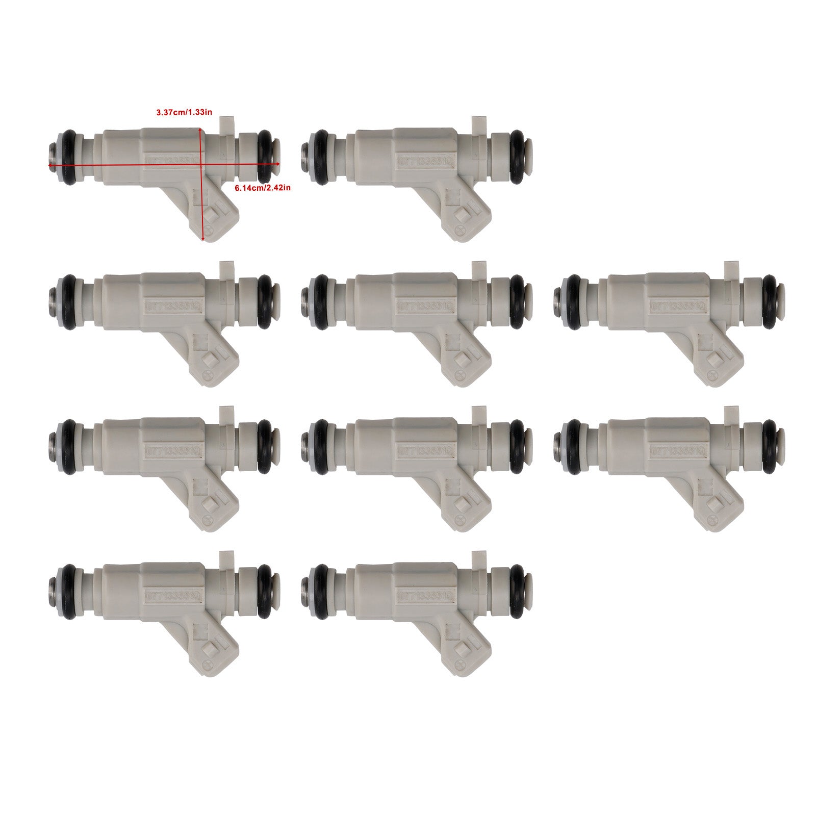 8Pcs Fuel Injector For Audi S6 S8 4.2L V8 2001-2003 0280155988 077133551Q