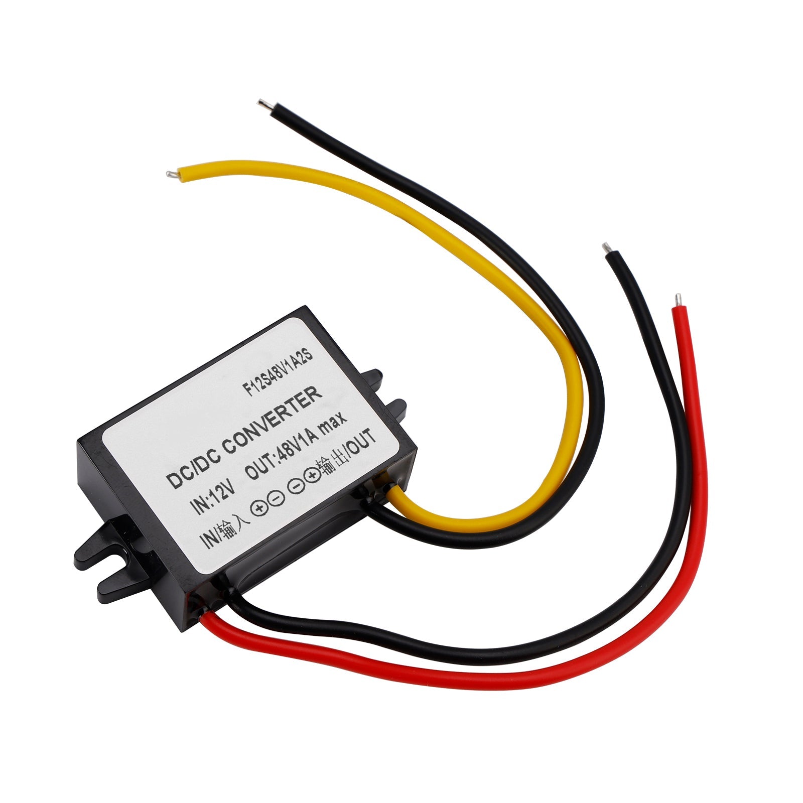 DC-DC 12V-48V 1A 48W Step Up Car Power Supply Converter Regulator Waterproof
