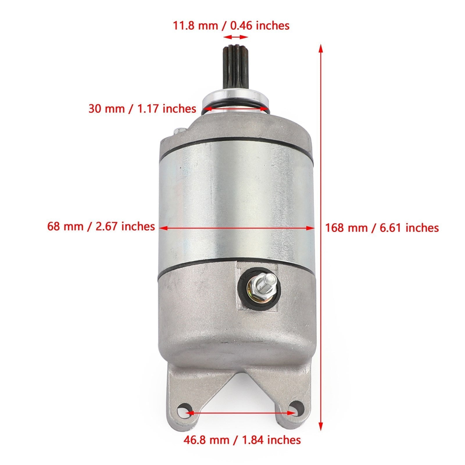 New Starter Engine Starting 9-Spline Fit For Honda CBR400 NC23 1987-1989 CB400F CB400SF Super Four 1992-1998
