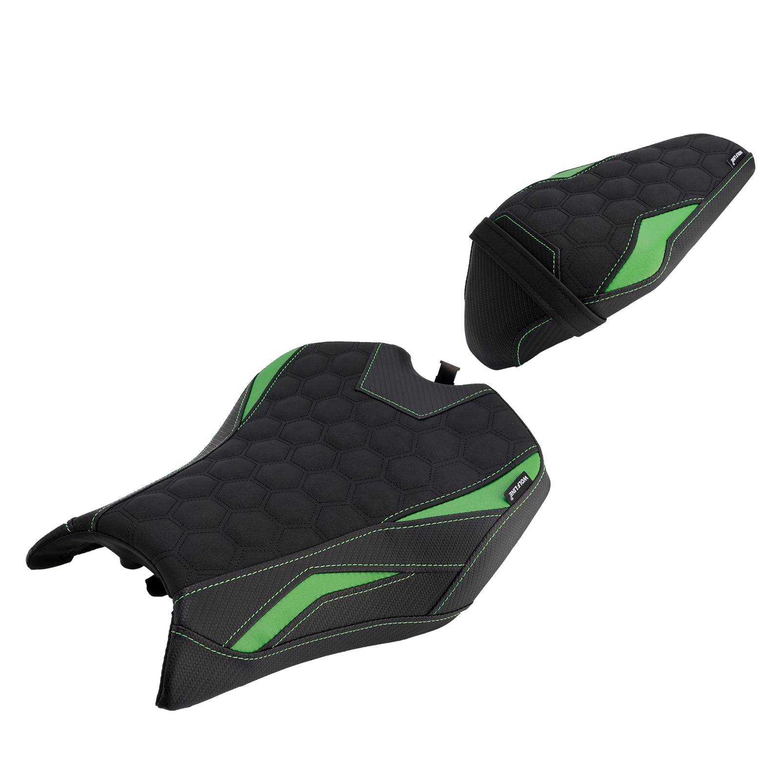 2025- For Kawasaki Ninja Z900 Zr900-F Driver&Passenger Seat Rear Cushion Green2