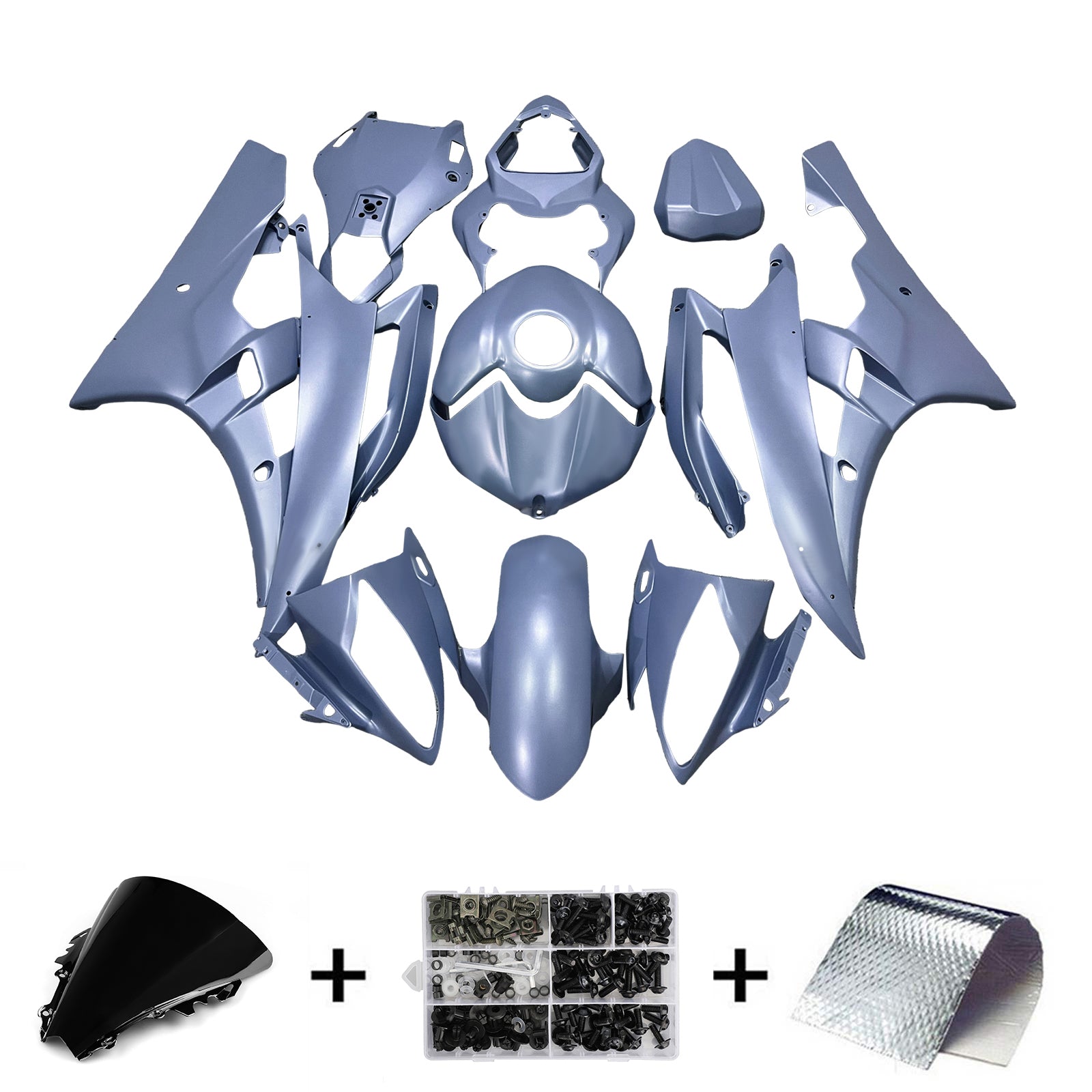 Injection Fairing Kit Bodywork Plastic ABS For Yamaha YZFR6 YZF-R6 2006-2007