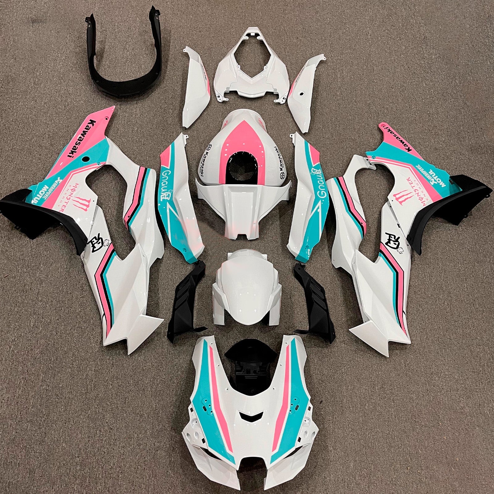 Injection Fairing Kit Bodywork ABS fit For Kawasaki ZX-10R ZX-10RR 2021-2025