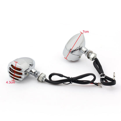 Harley Chopper Sportster Dyna Softail Turn Signal Blinker Indicator For