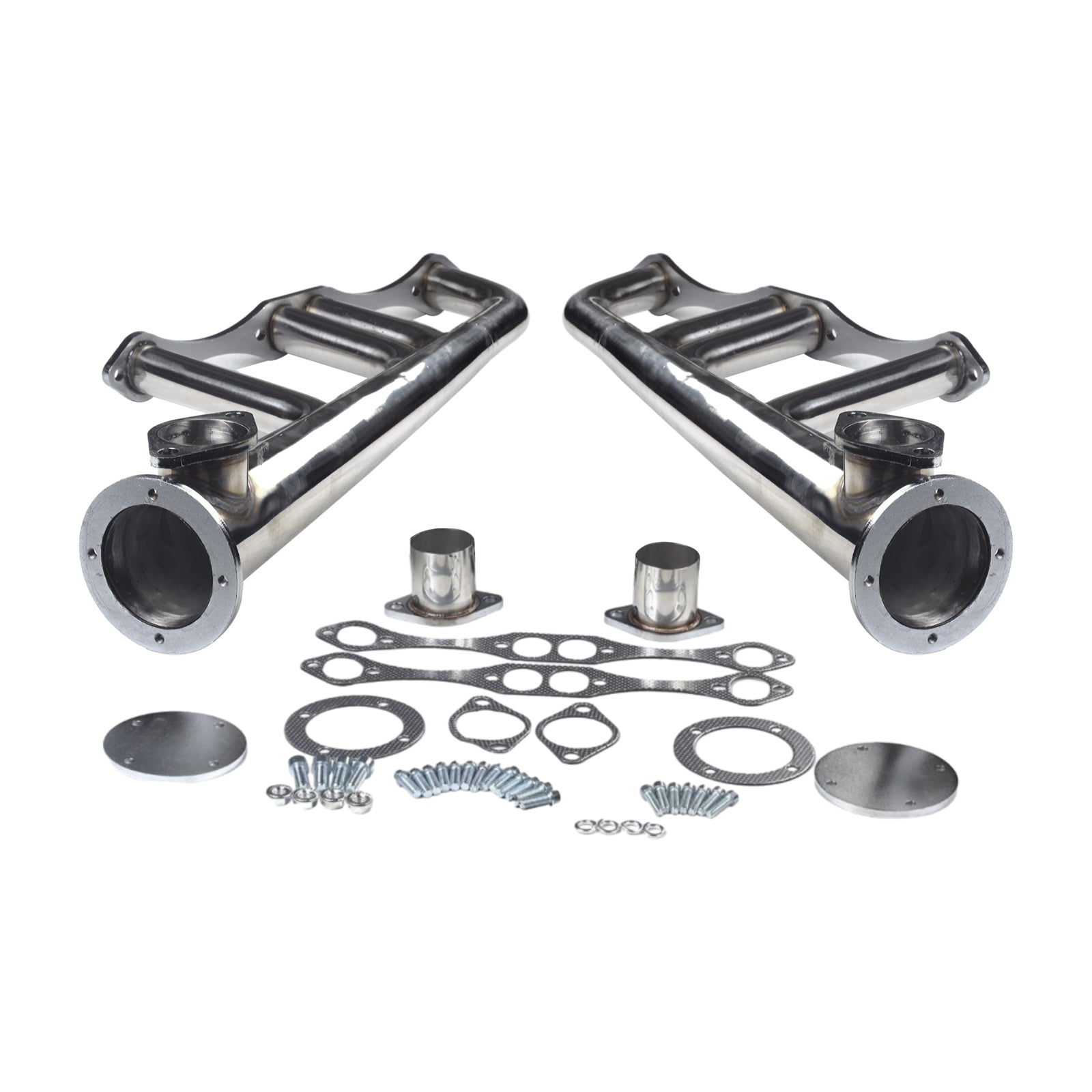 Exhaust Manifold Header 265-400 Fit Chevy Lake Style SBC V8 Small Block
