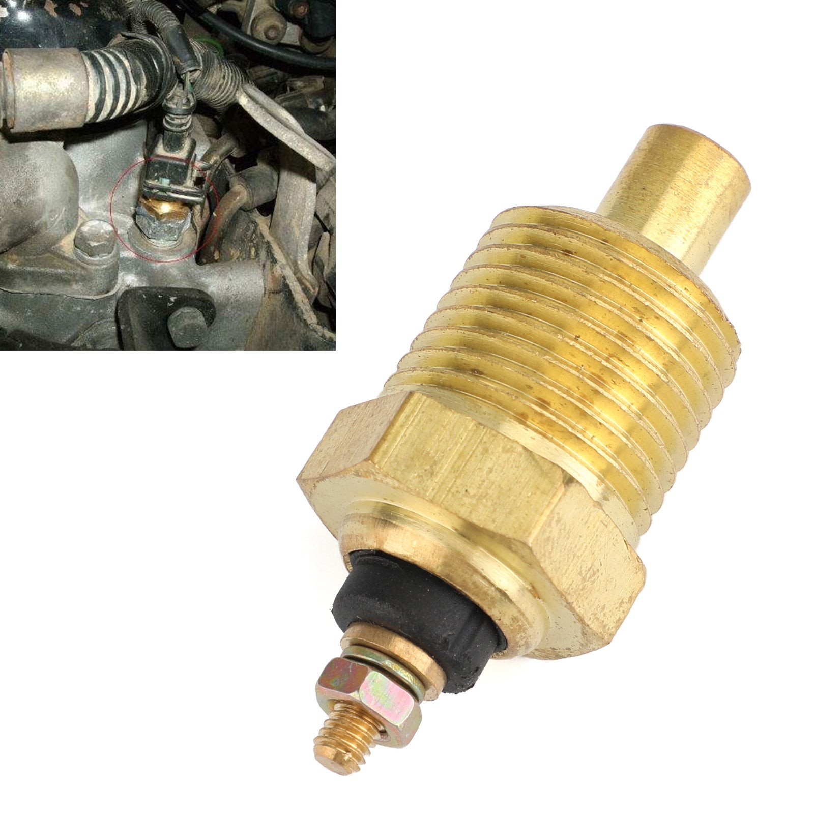 Crusader PN 700427 1/2" Temp Sender Temperature Sensor